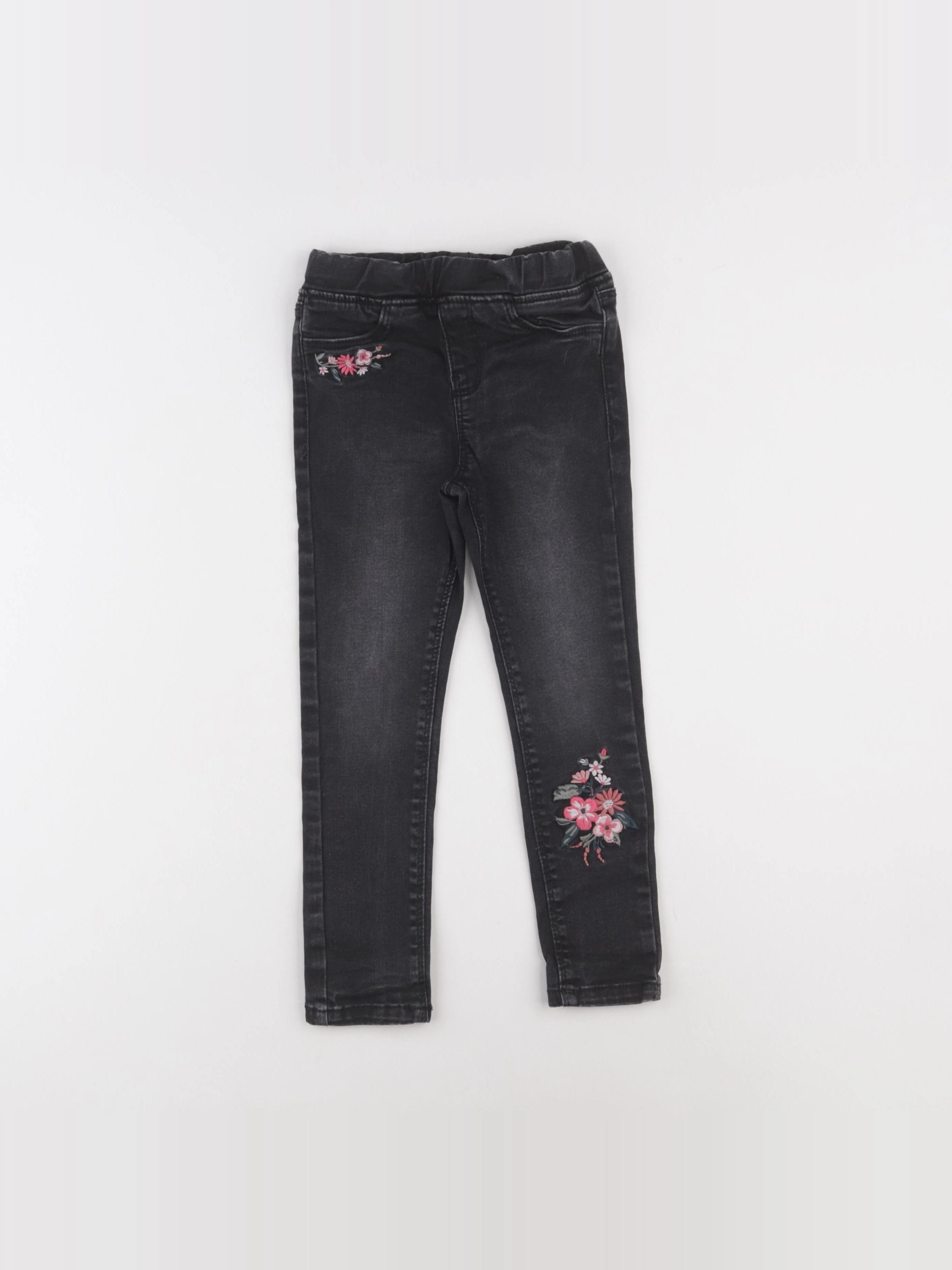 Vertbaudet - jegging noir - 4 ans