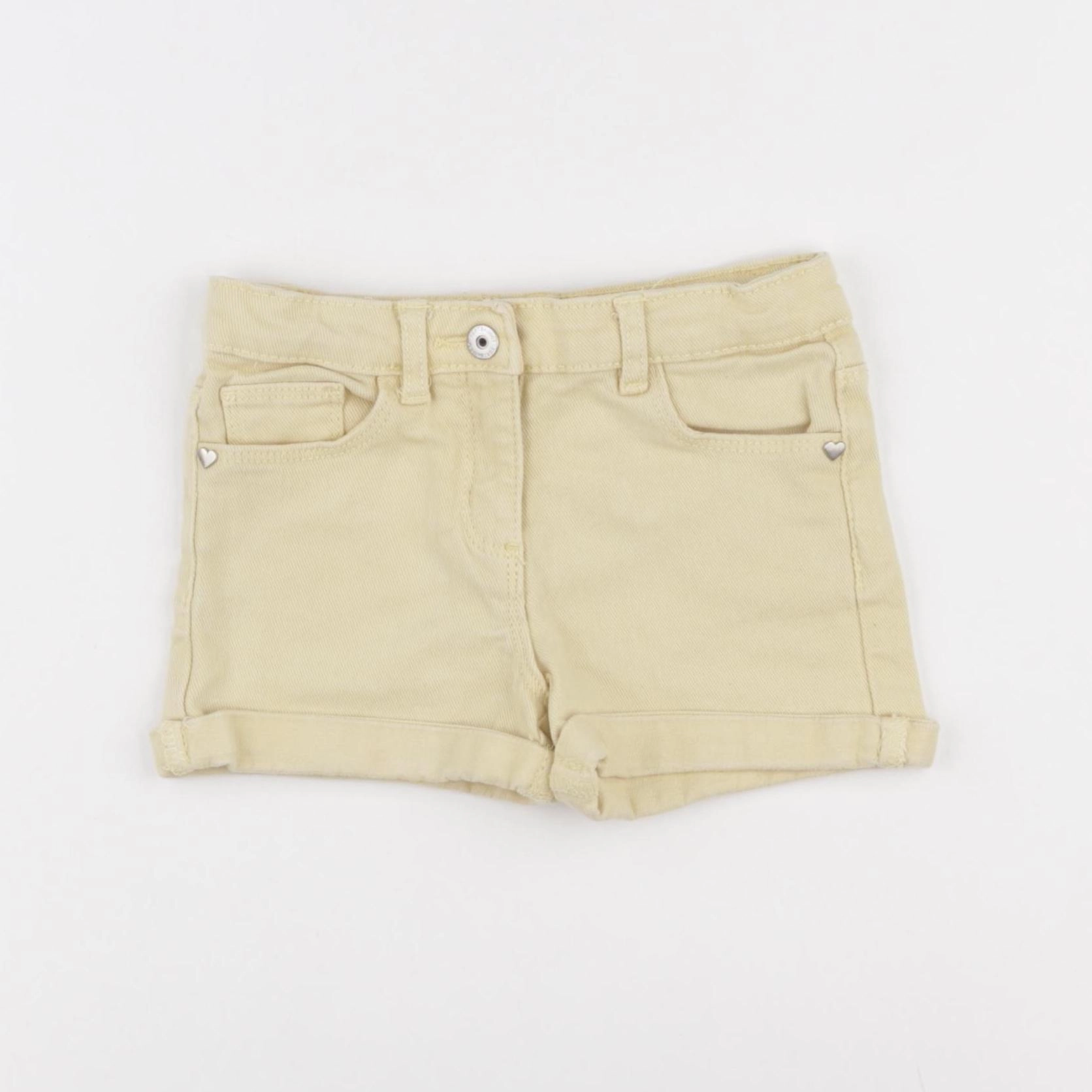 Vertbaudet - short jaune - 4 ans