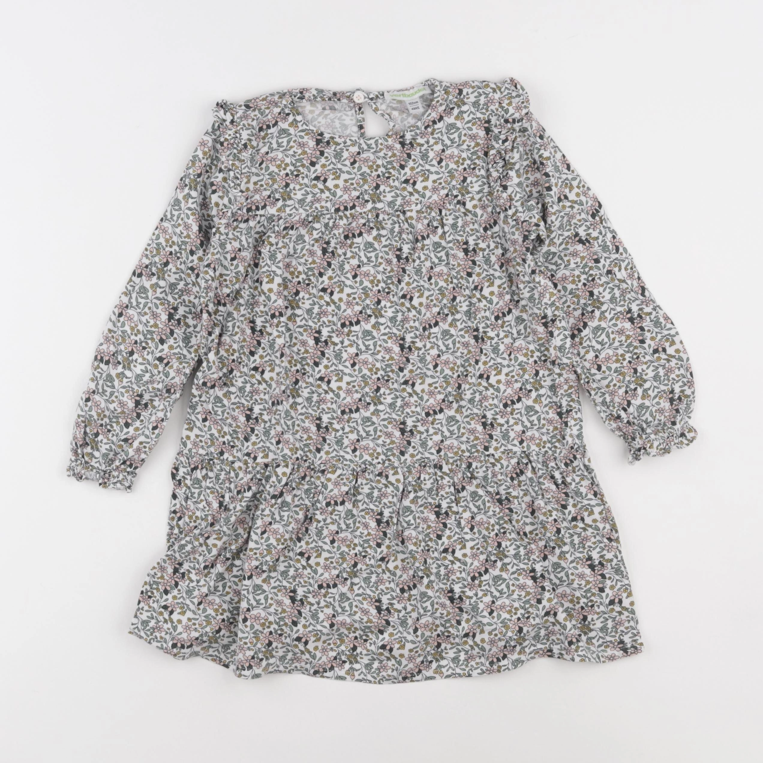 Vertbaudet - robe blanc - 4 ans