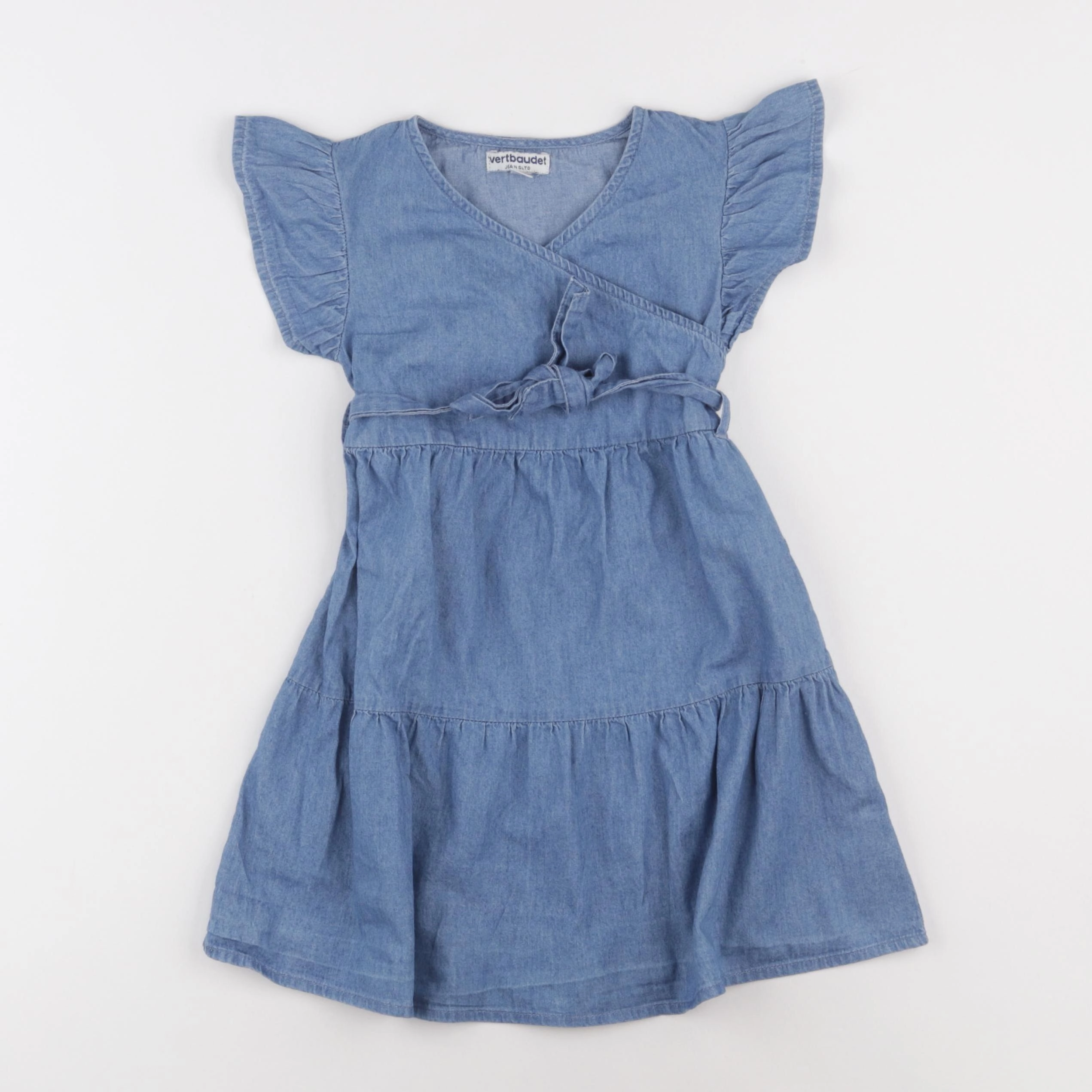 Vertbaudet - robe bleu - 4 ans