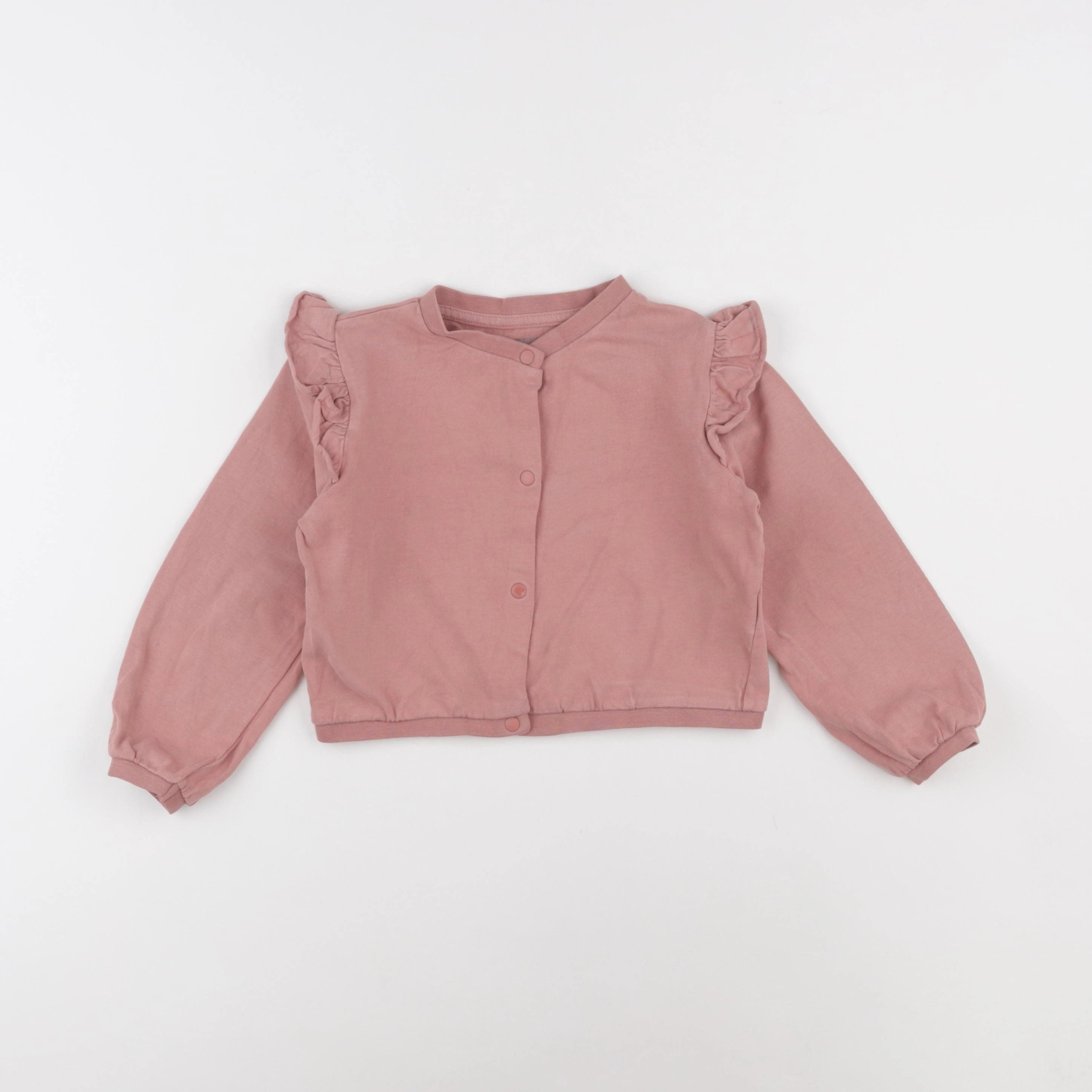 Vertbaudet - sweat rose - 4 ans