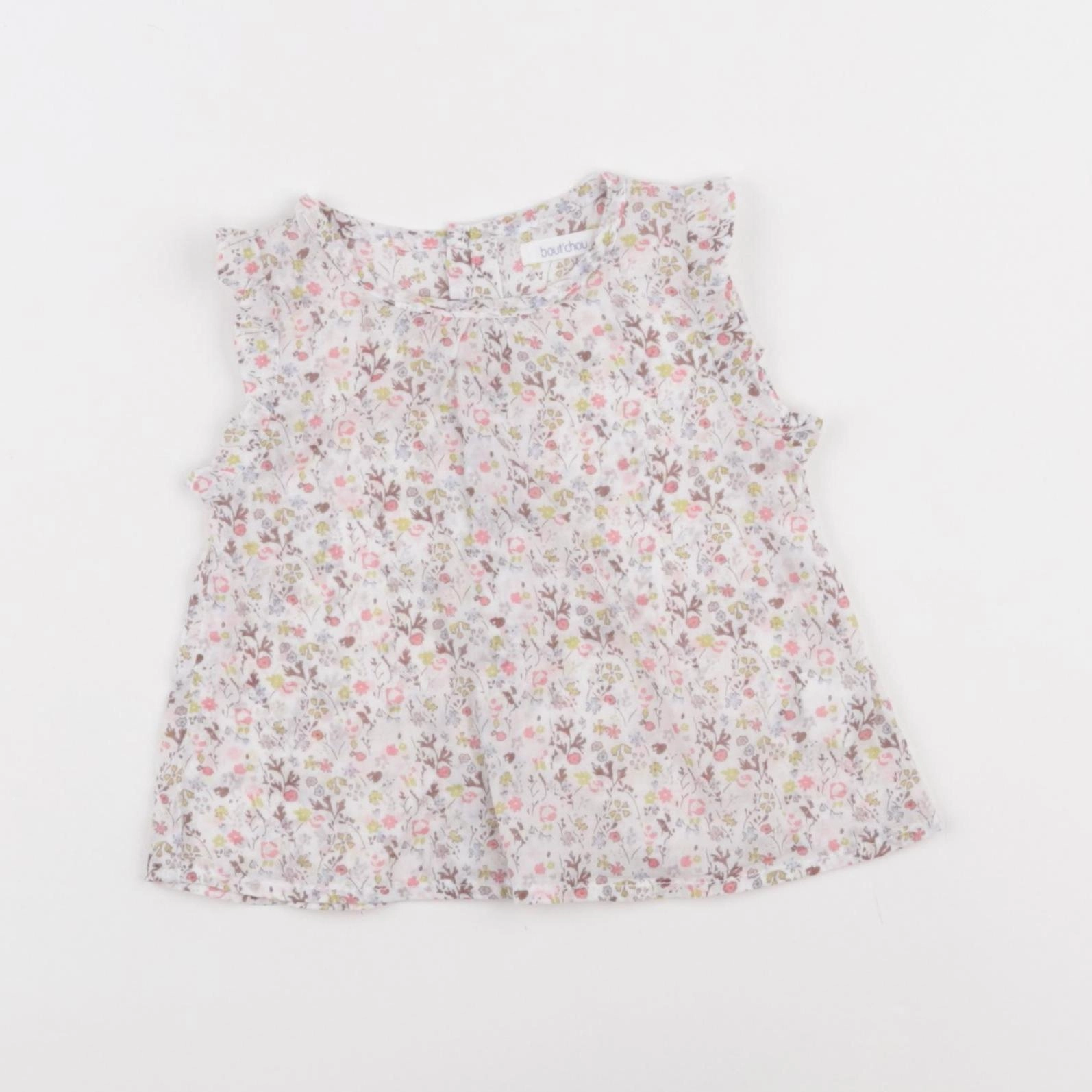 Boutchou - blouse multicolore - 3 mois