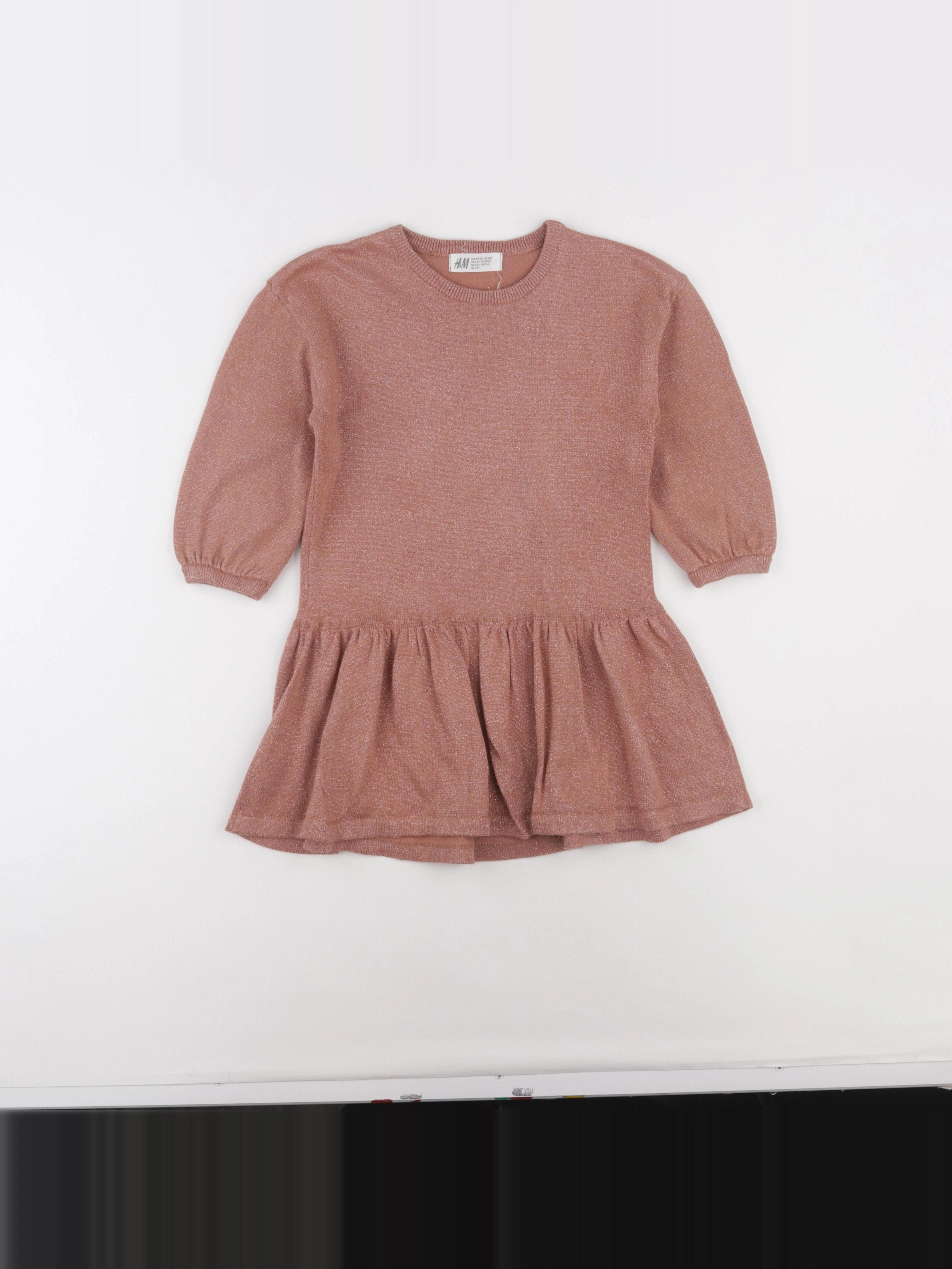 H&M - robe rose - 2/4 ans