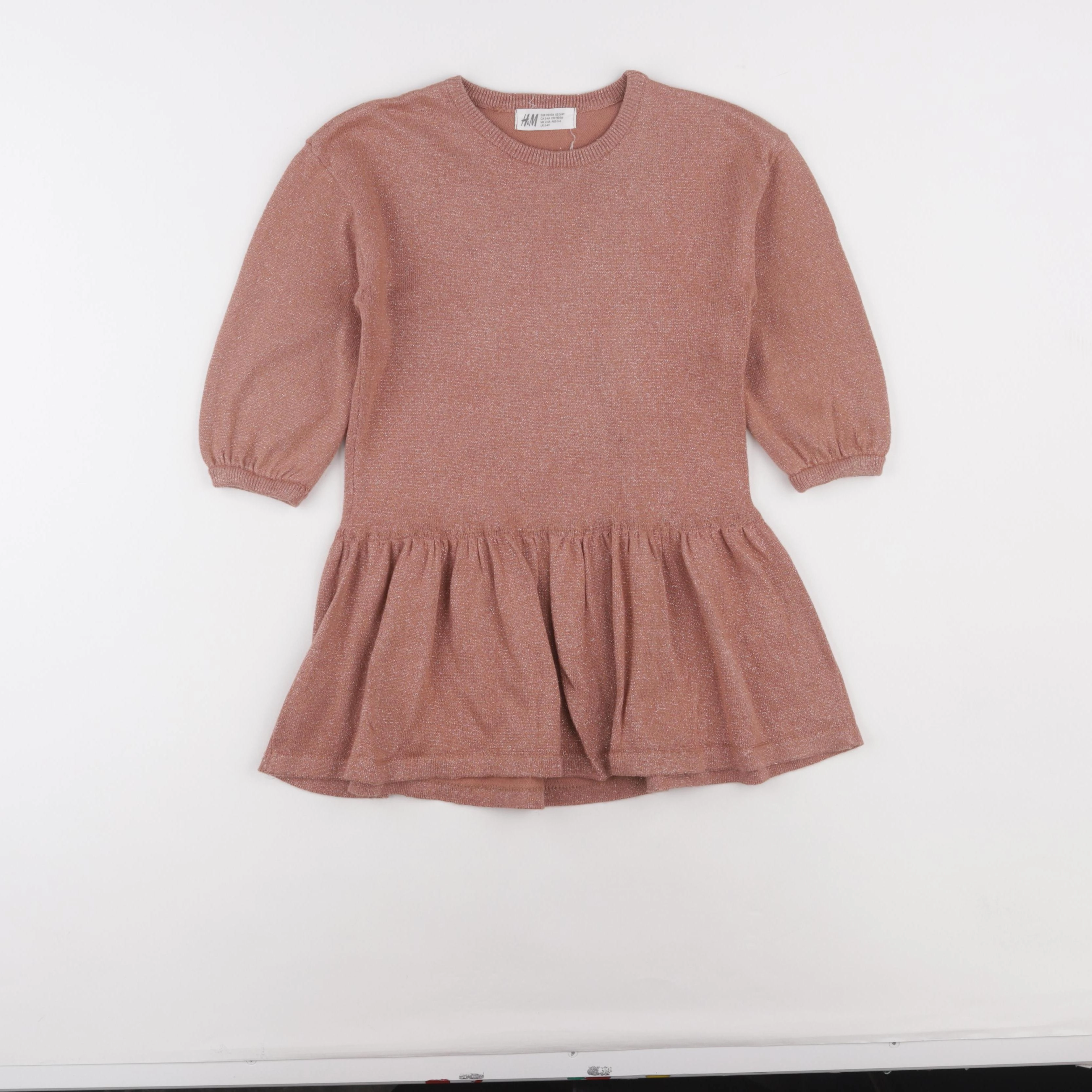 H&M - robe rose - 2/4 ans