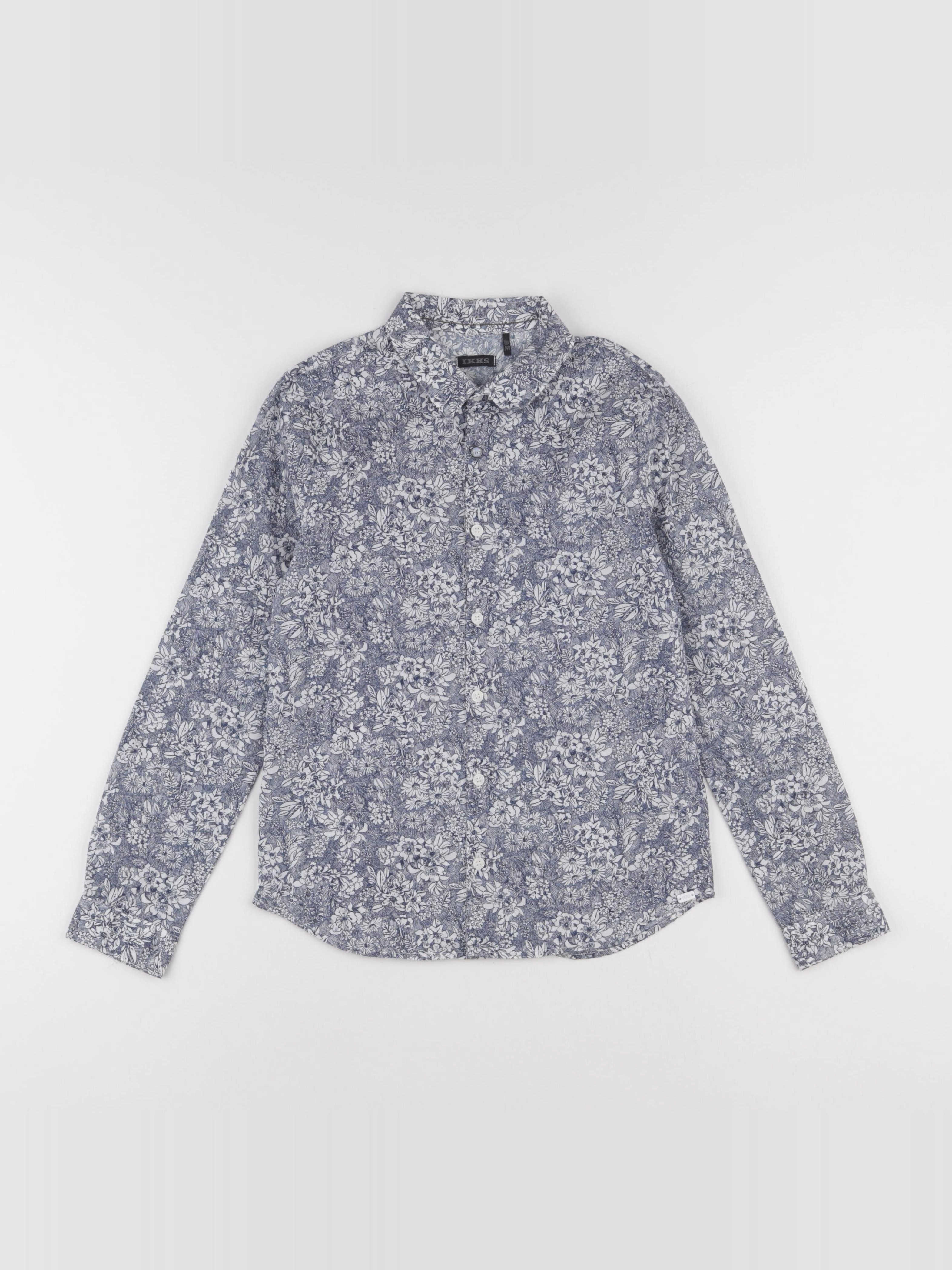 IKKS - chemise bleu - 10 ans