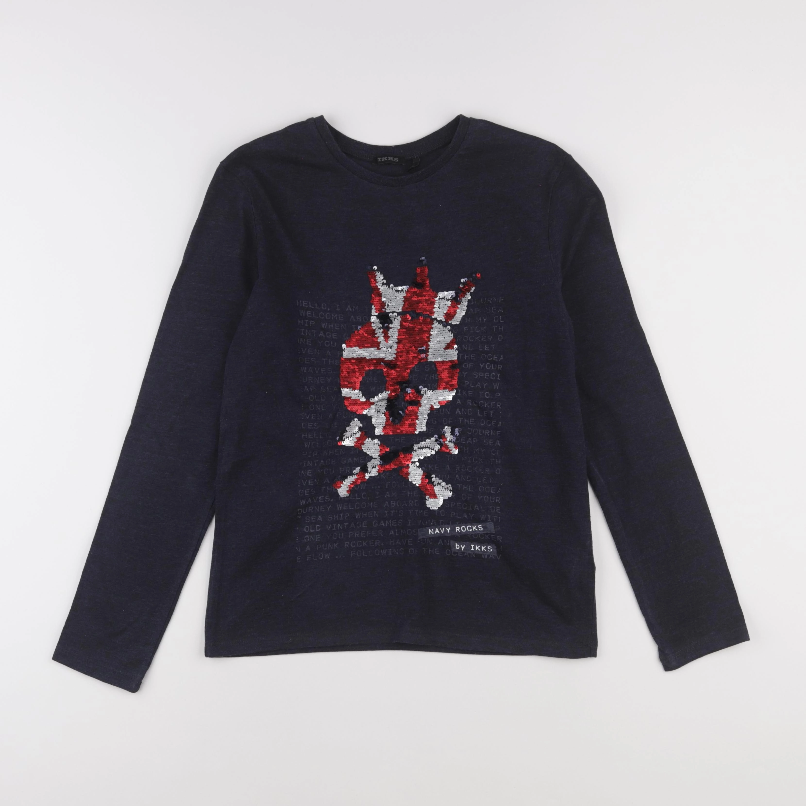 IKKS - tee-shirt bleu - 12 ans