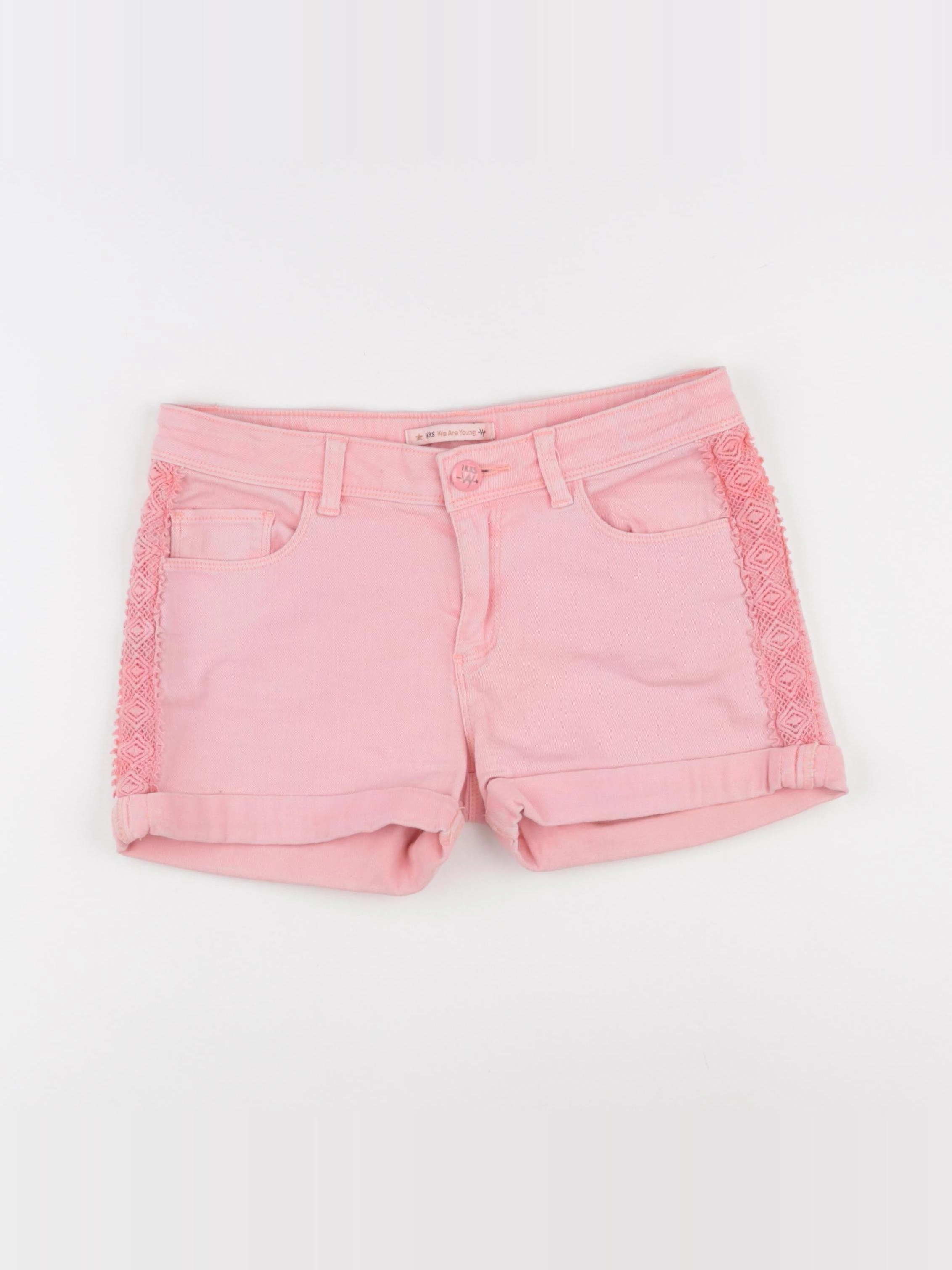 IKKS - short rose fluo - 12 ans