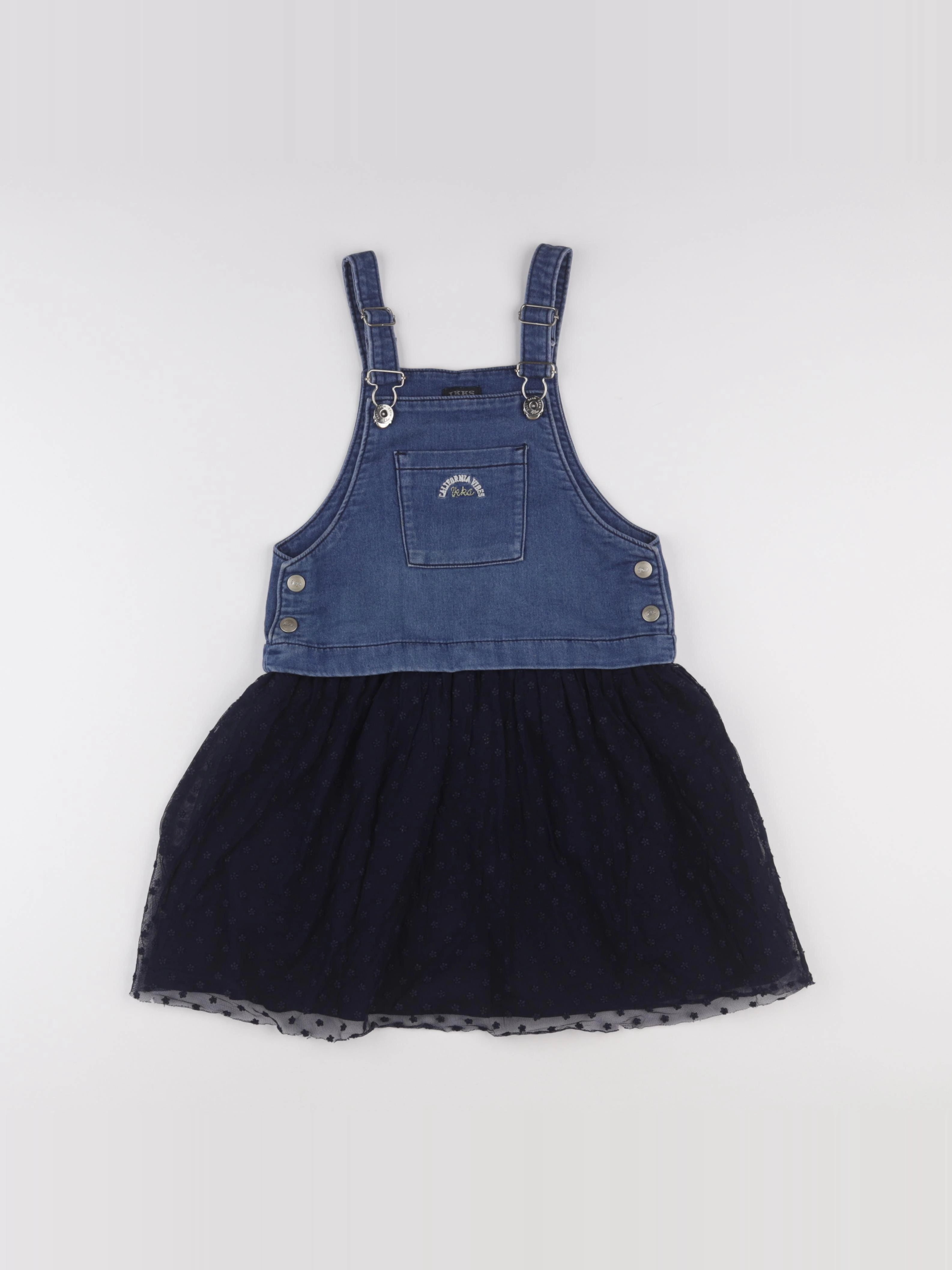 IKKS - robe bleu - 8 ans