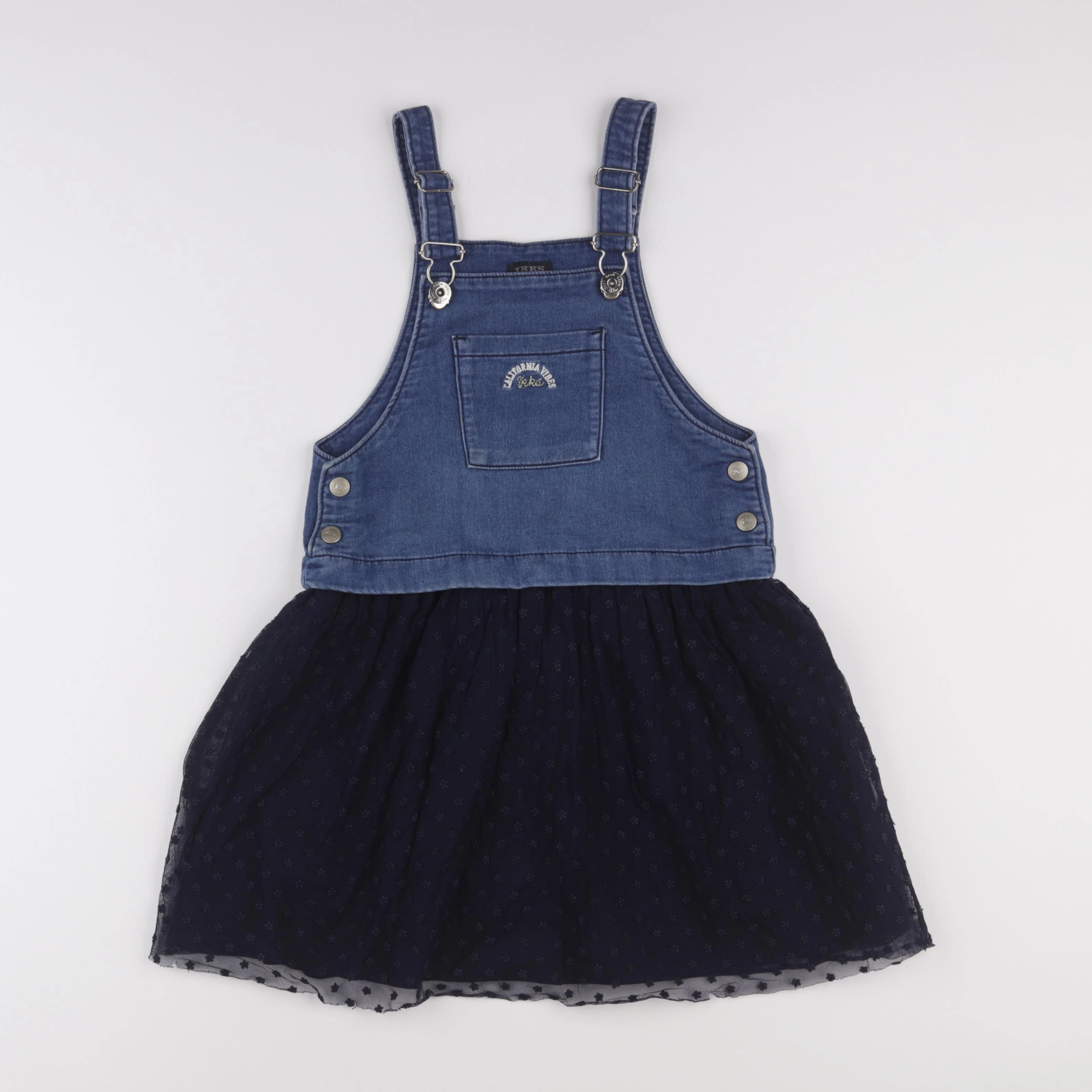 IKKS - robe bleu - 8 ans