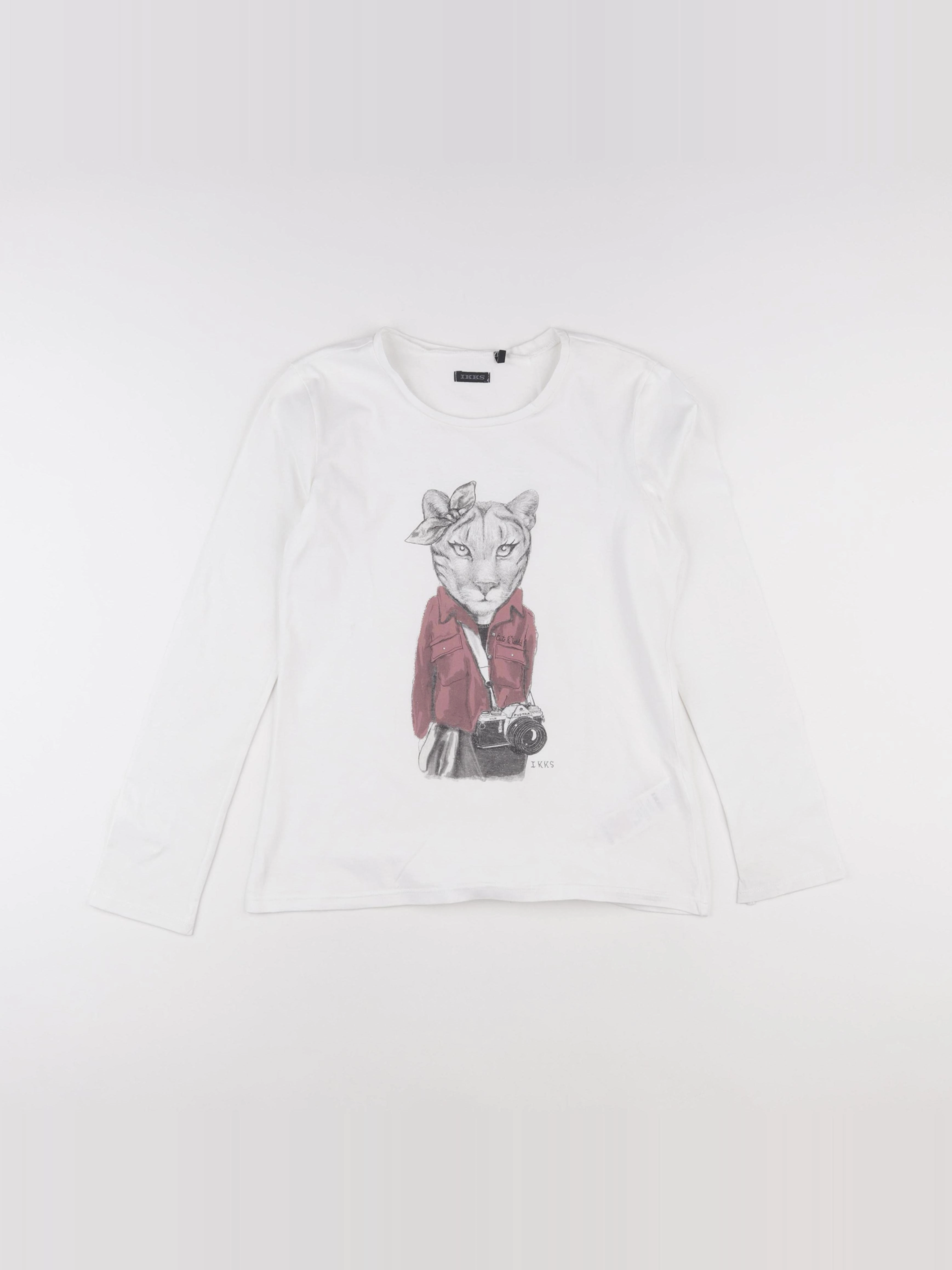 IKKS - tee-shirt blanc - 12 ans