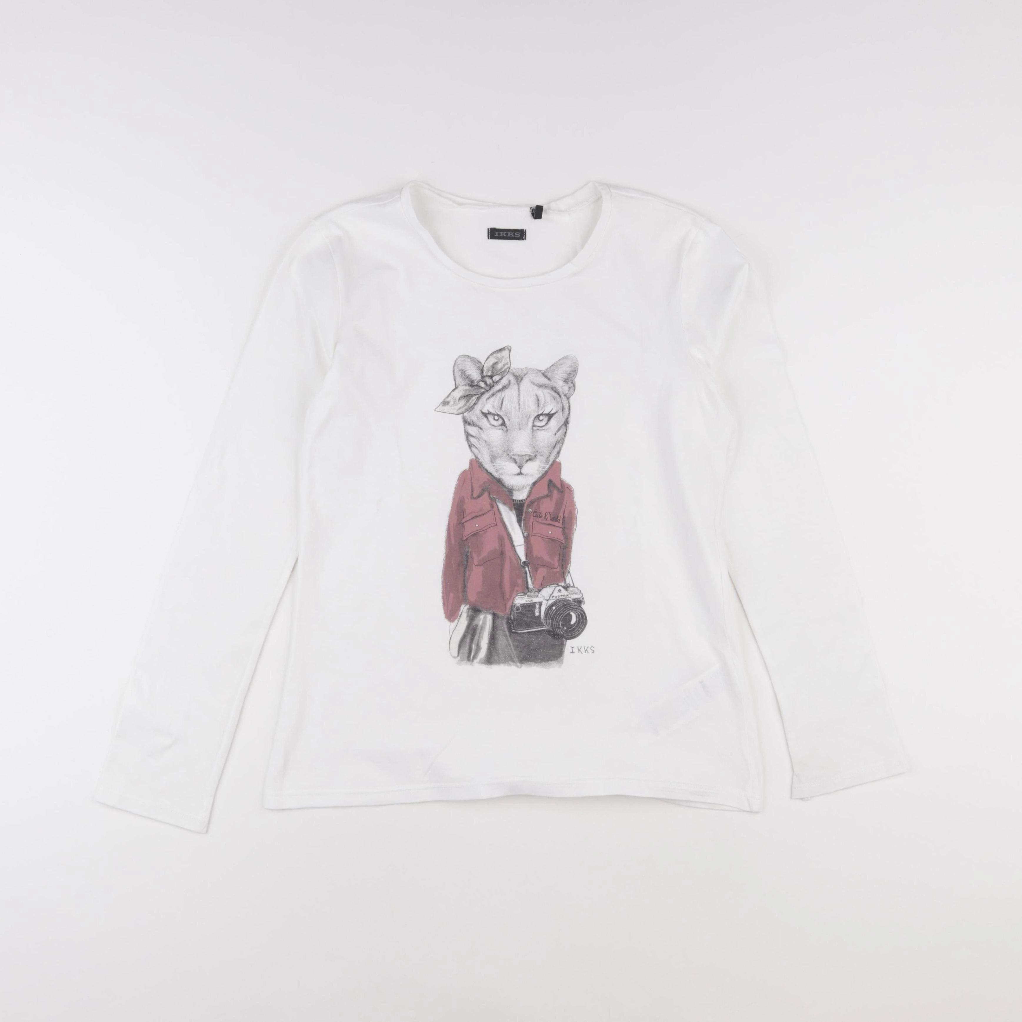IKKS - tee-shirt blanc - 12 ans