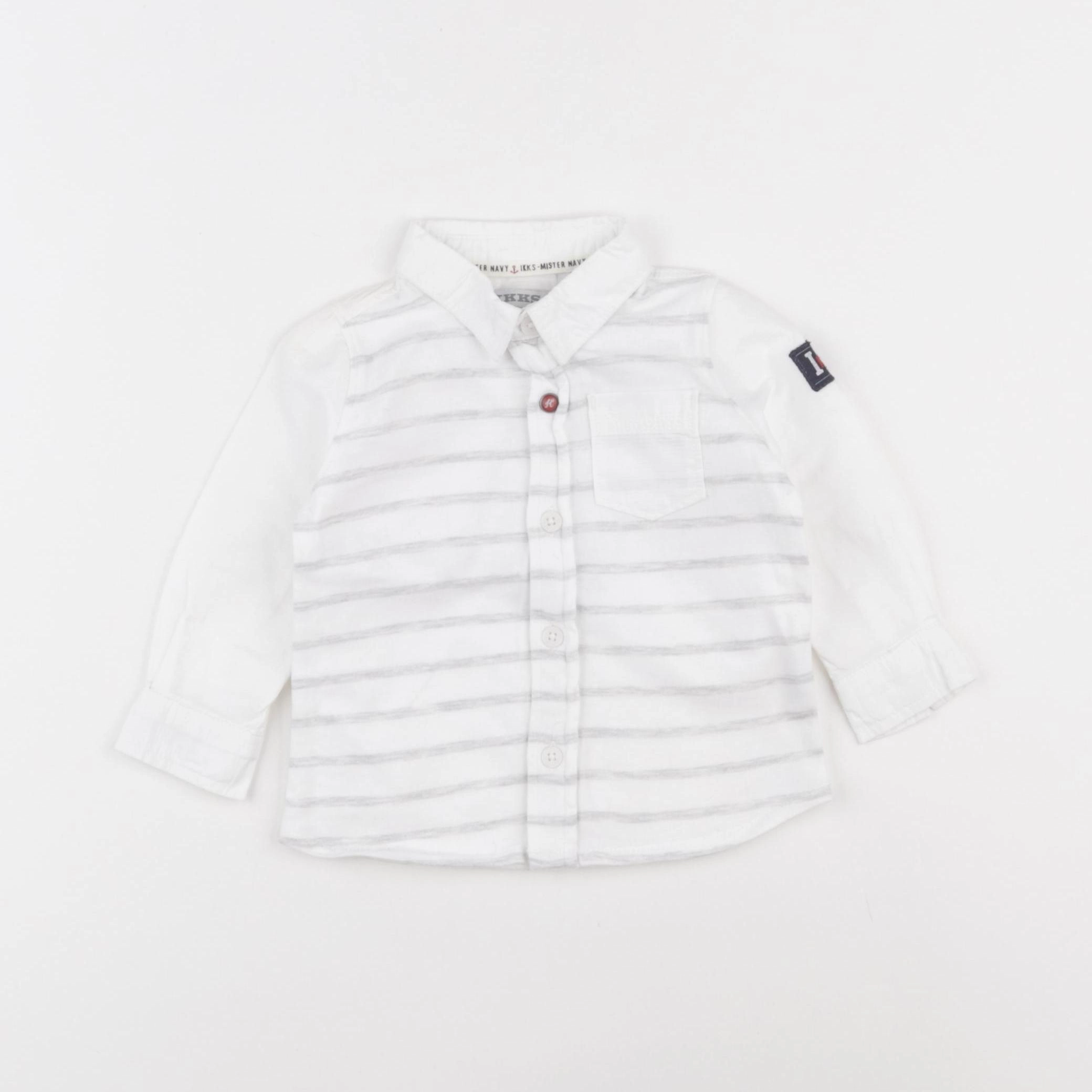 IKKS - chemise blanc - 6 mois