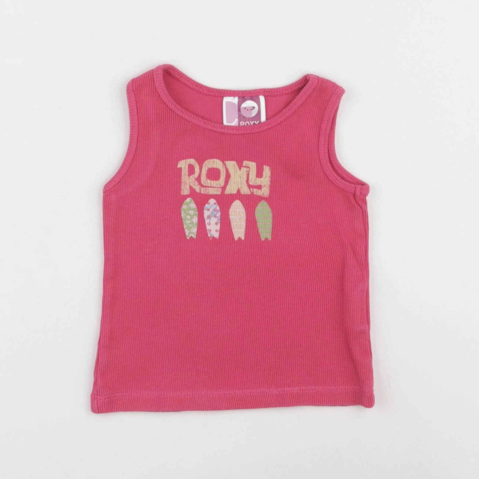 Roxy - tee-shirt rose - 9 mois