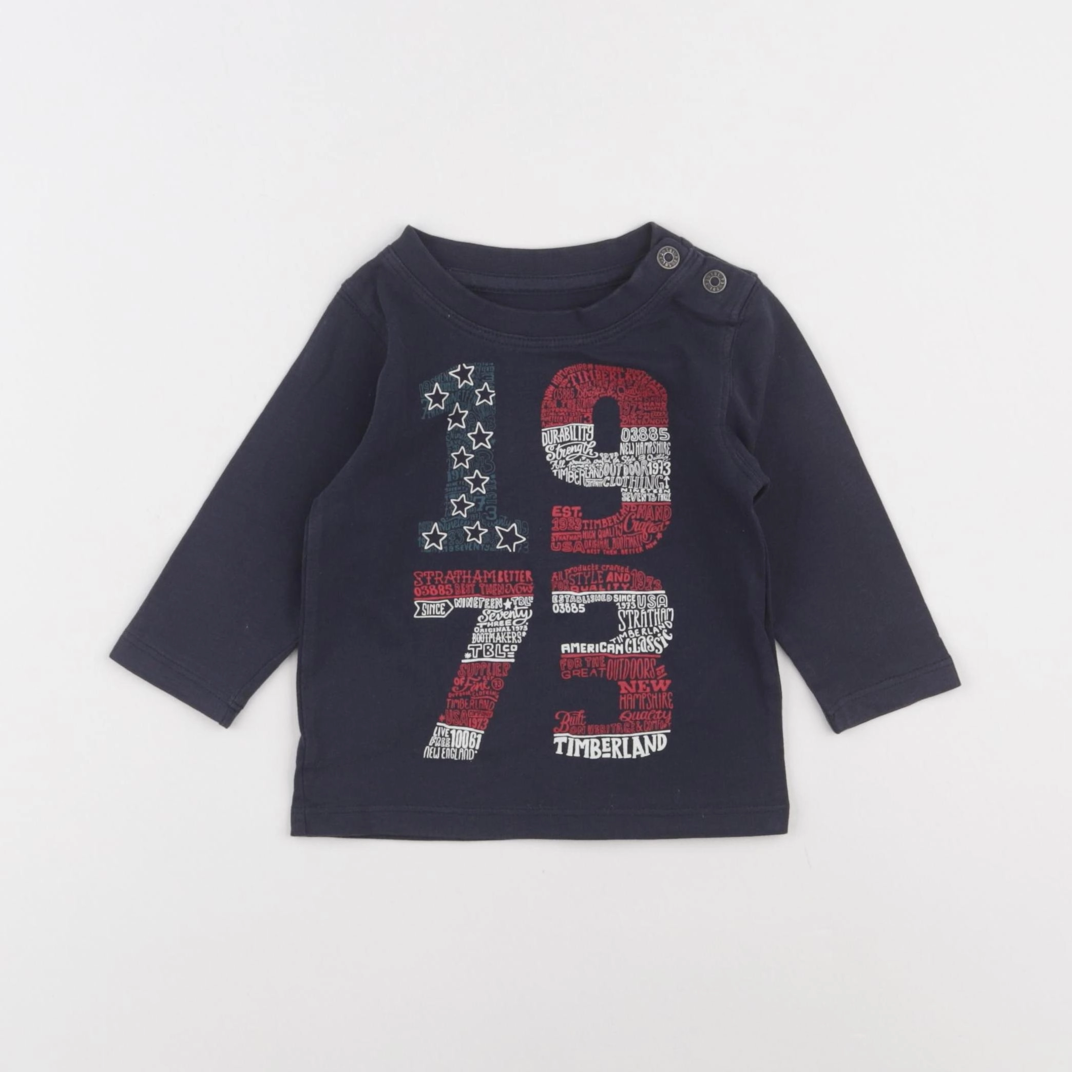 Timberland - tee-shirt bleu - 6 mois