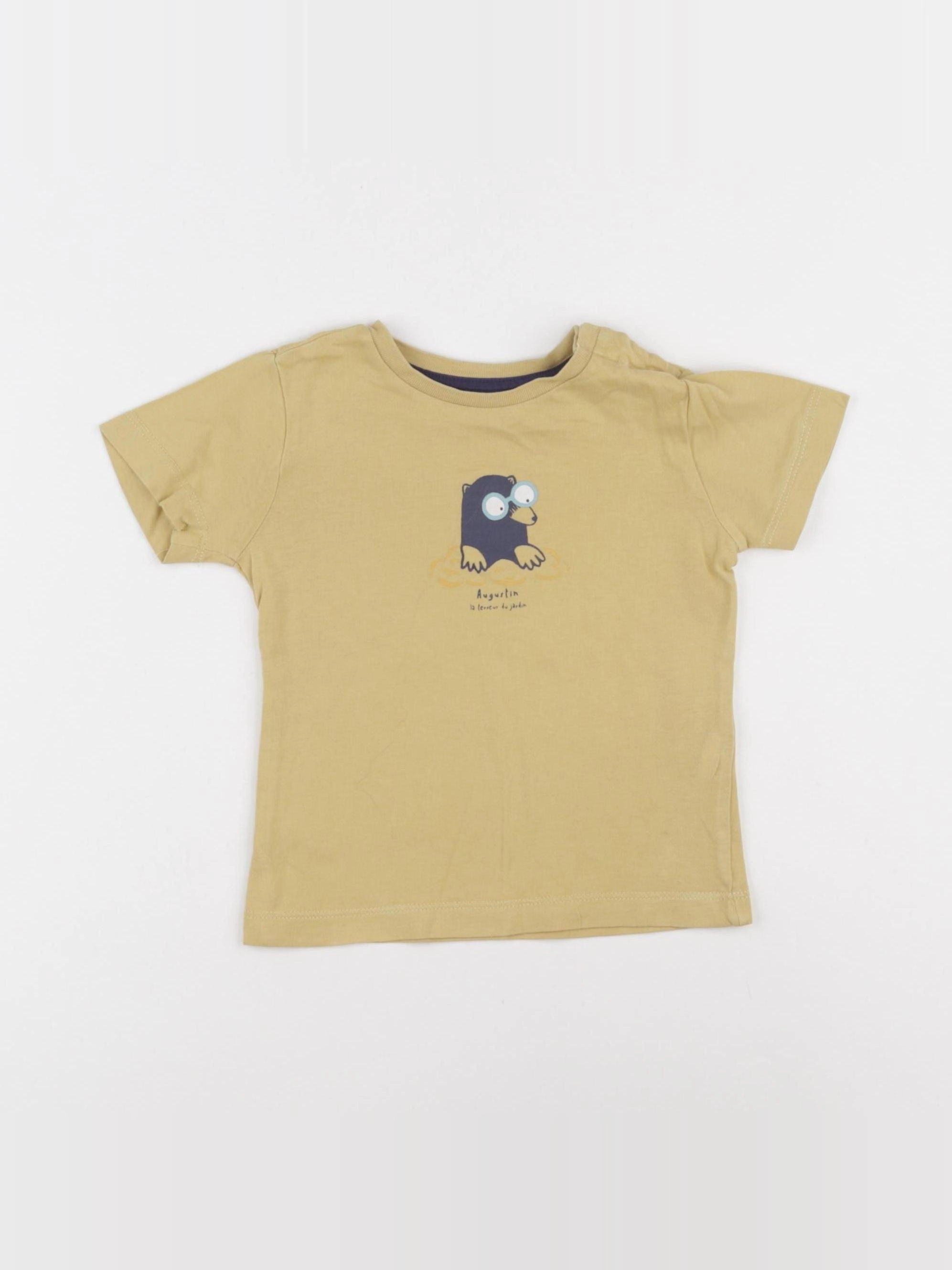 Boutchou - tee-shirt jaune - 12 mois