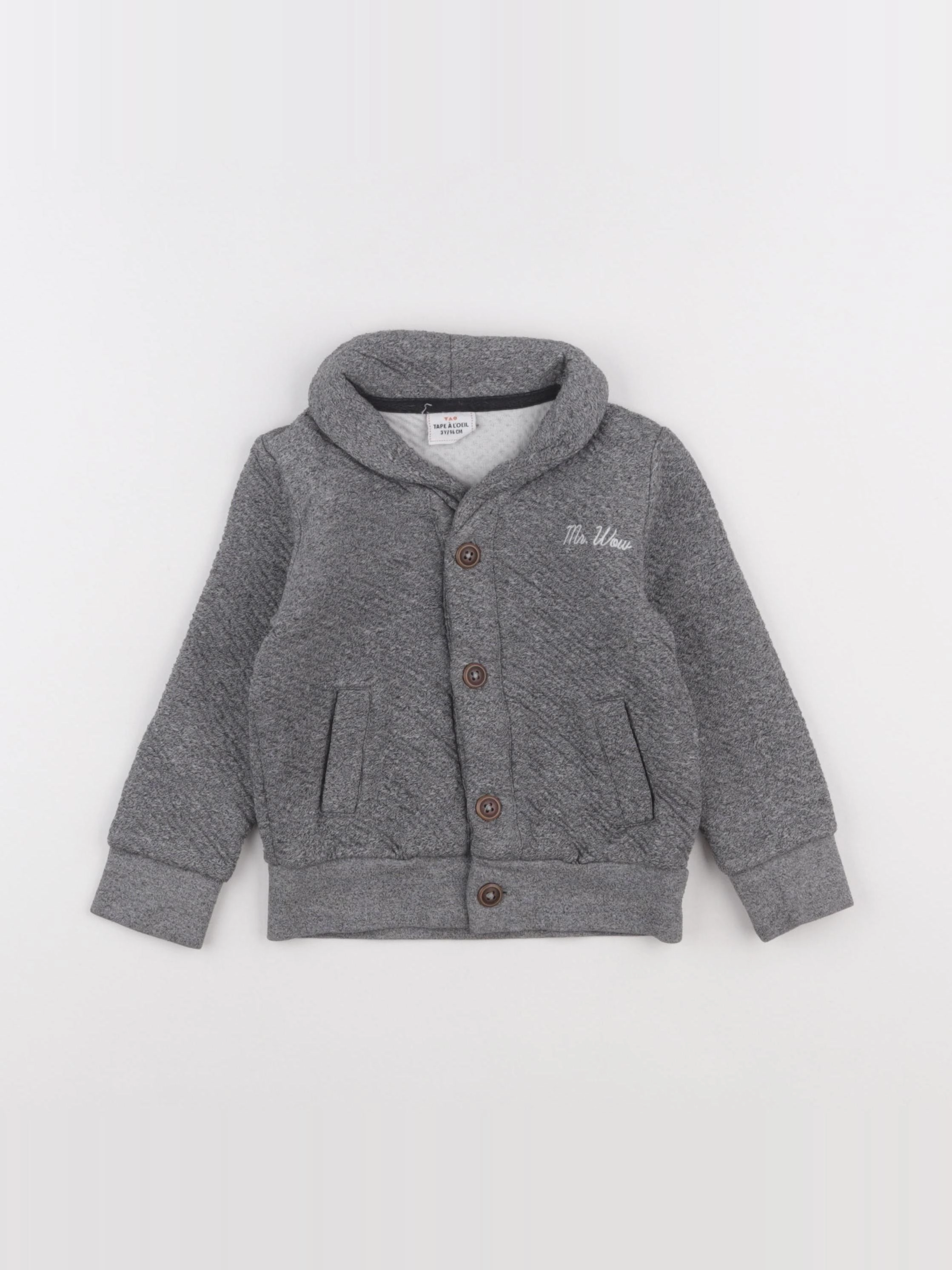 Tape à l'oeil - veste gris - 3 ans