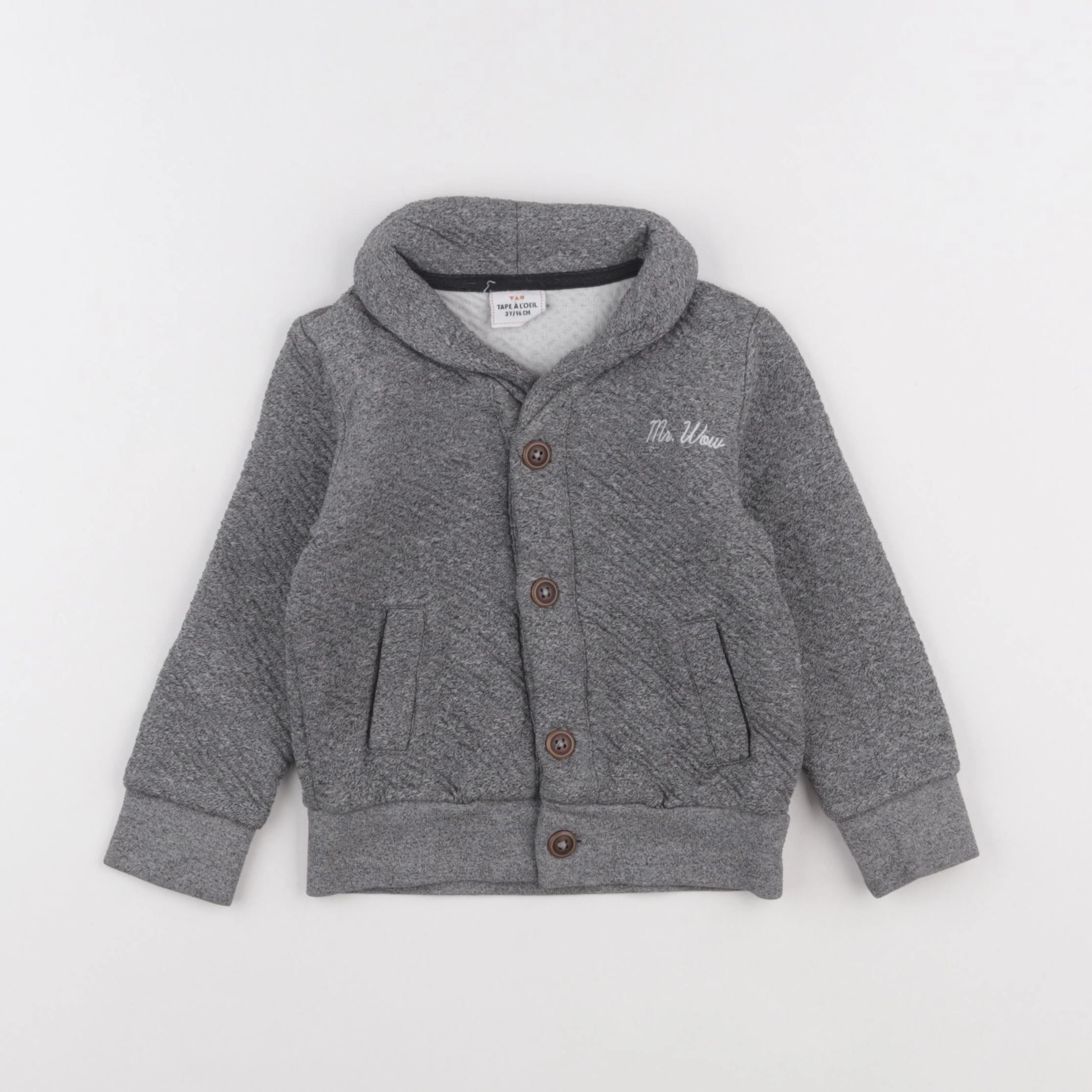Tape à l'oeil - veste gris - 3 ans