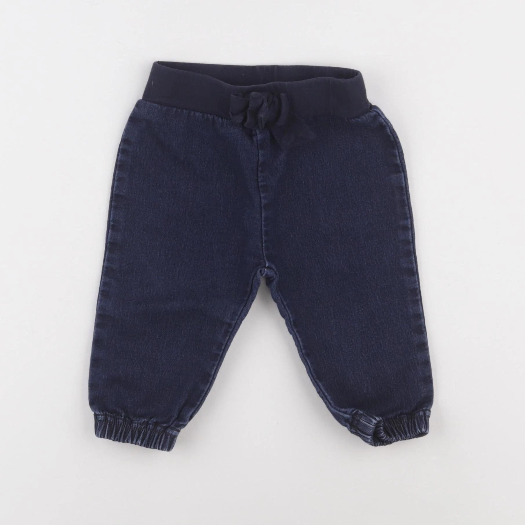 Petit Bateau - pantalon bleu - 6 mois