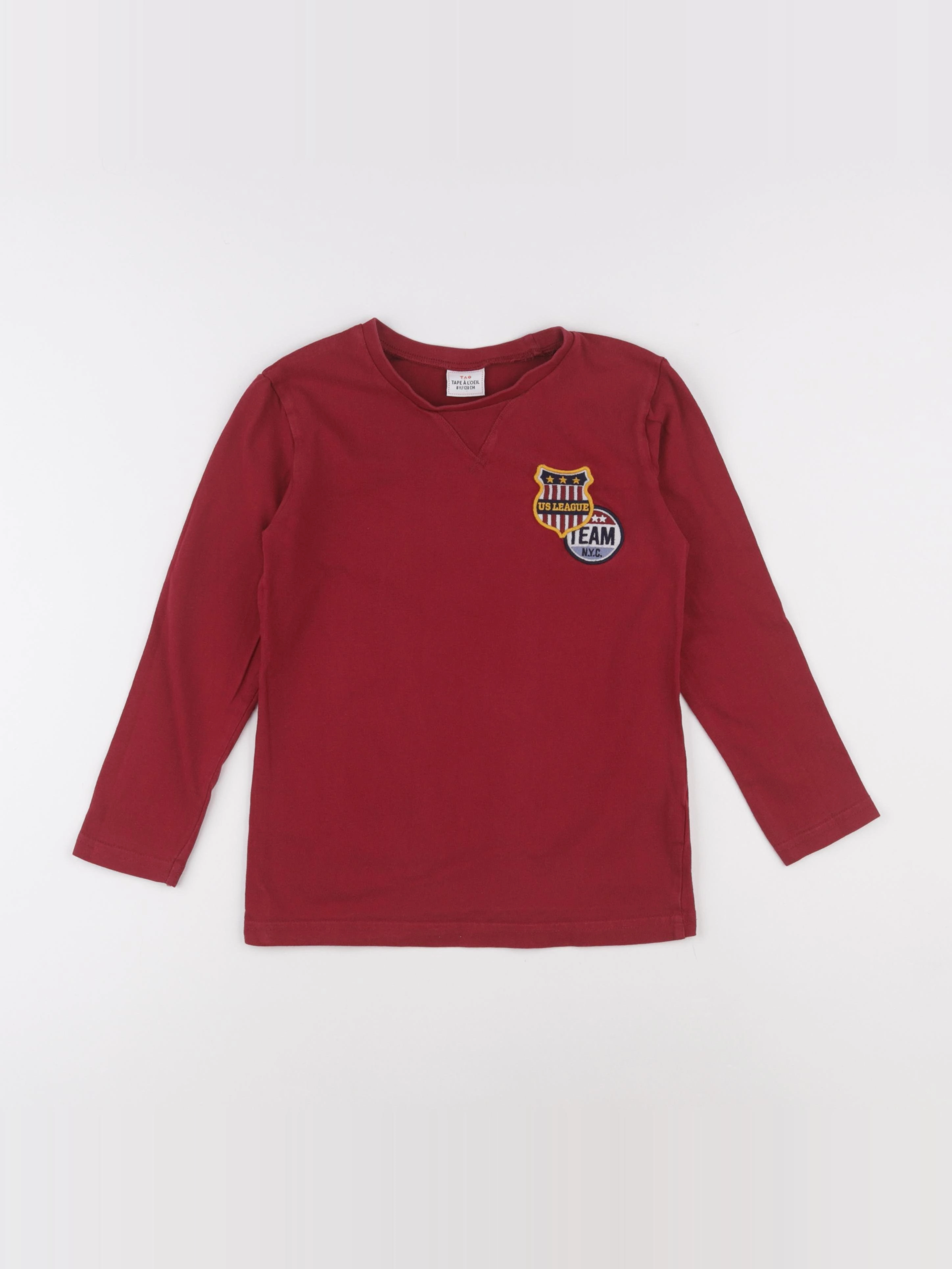 Tape à l'oeil - tee-shirt rouge - 8 ans