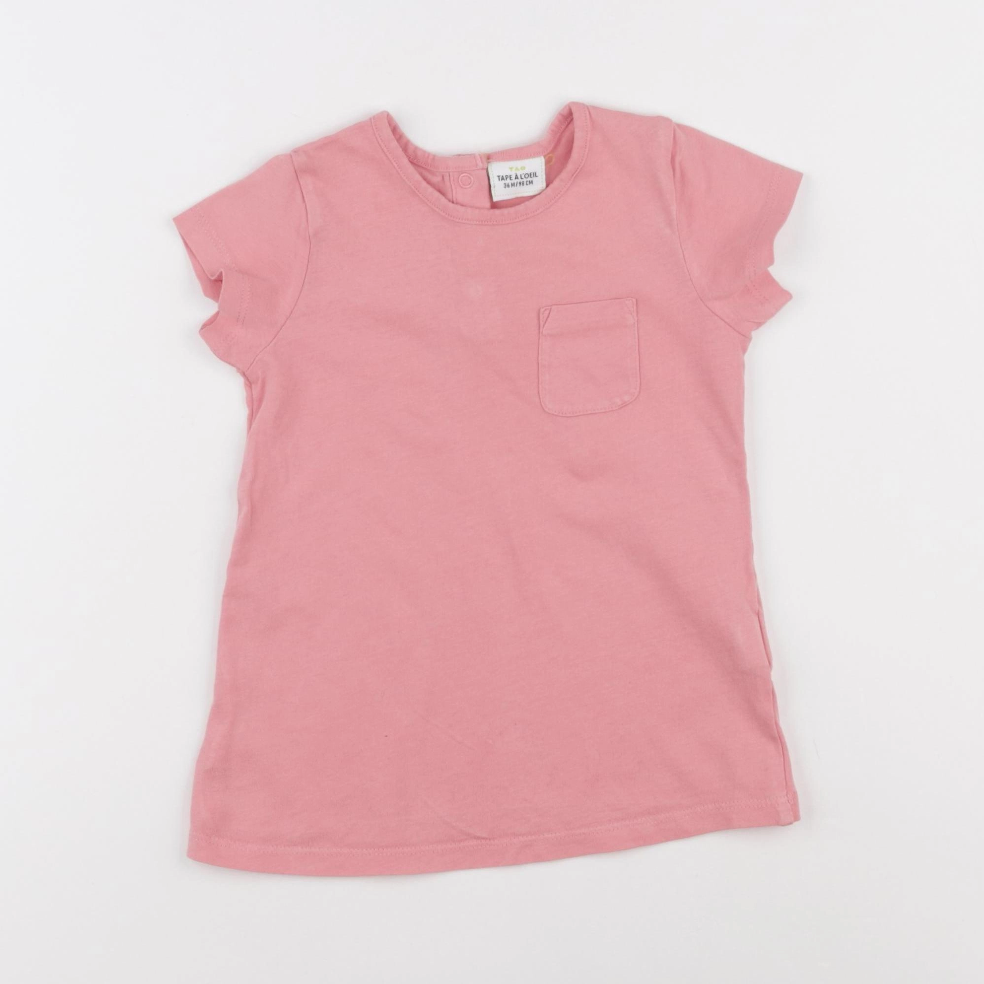 Tape à l'oeil - tee-shirt rose - 36 mois
