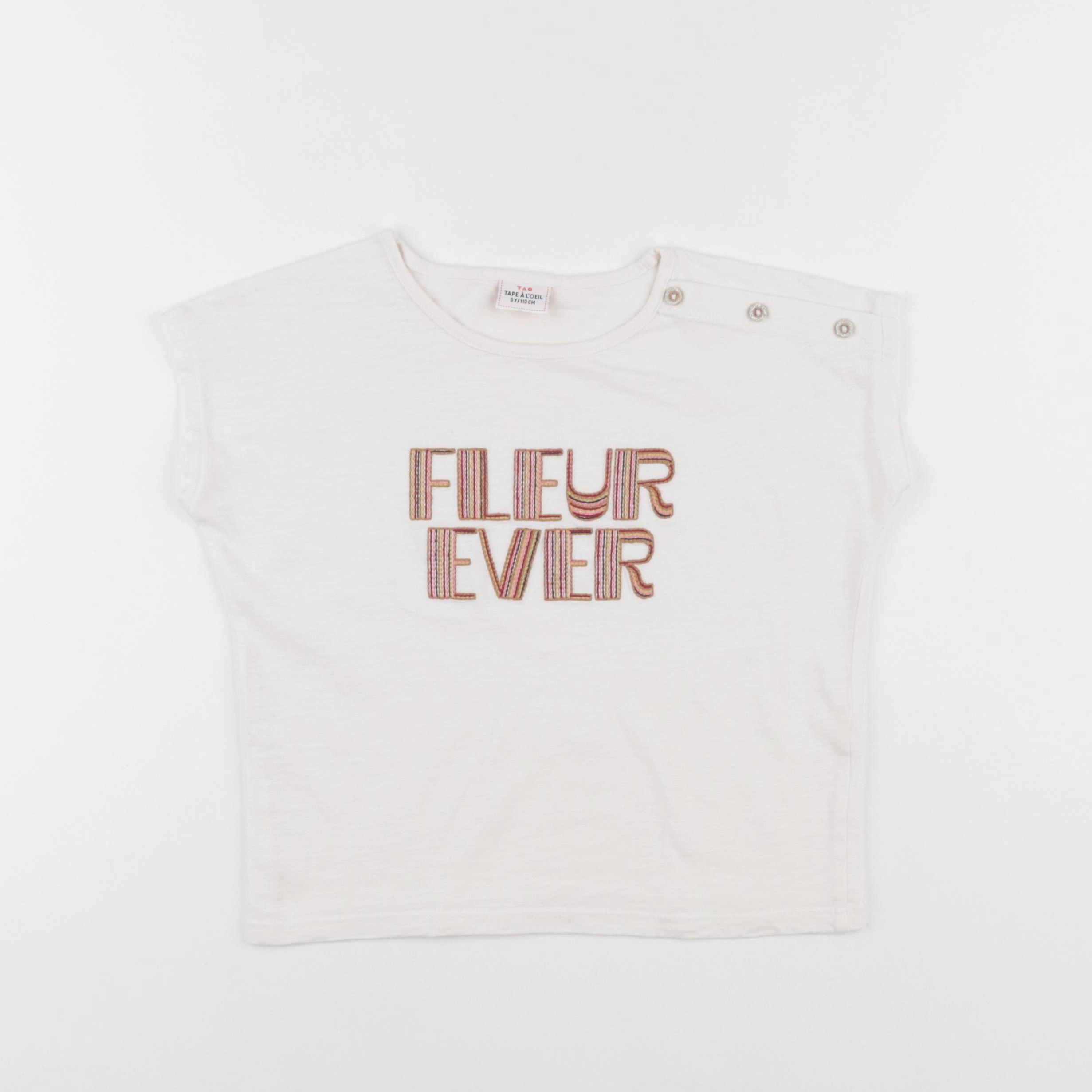 Tape à l'oeil - tee-shirt blanc - 5 ans