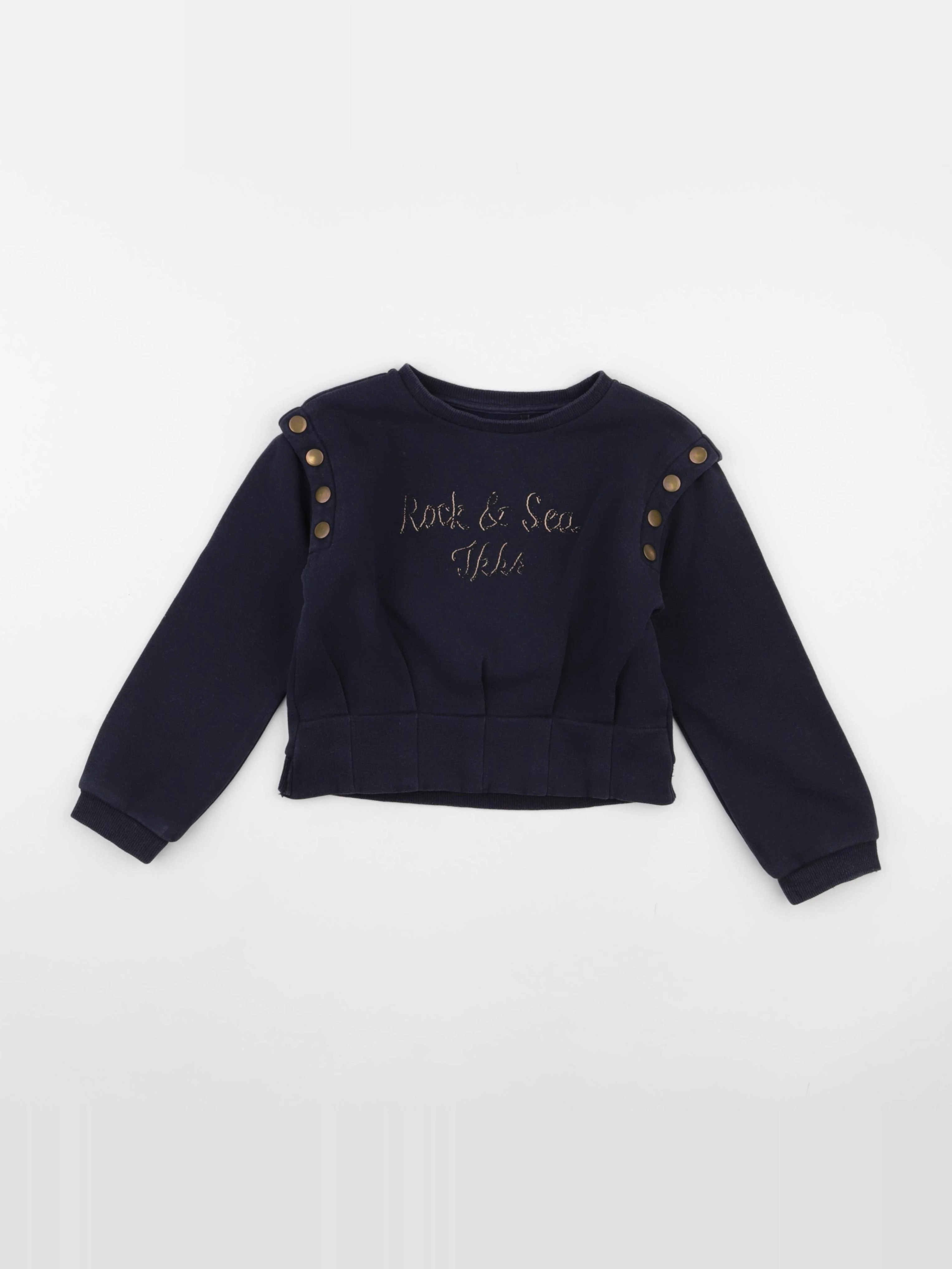 IKKS - sweat bleu - 6 ans