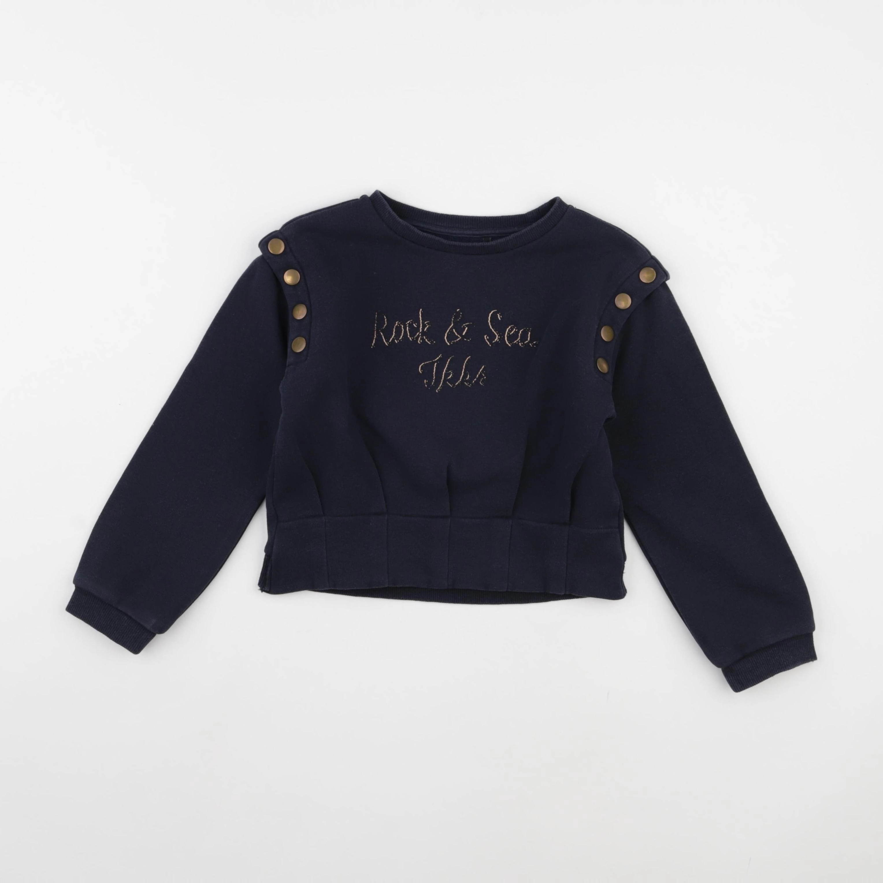 IKKS - sweat bleu - 6 ans