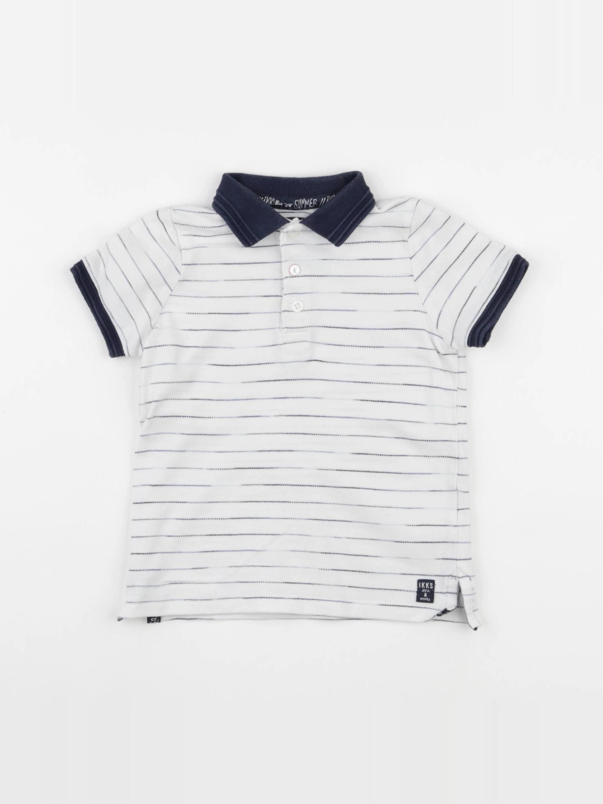 IKKS - polo blanc - 3 ans