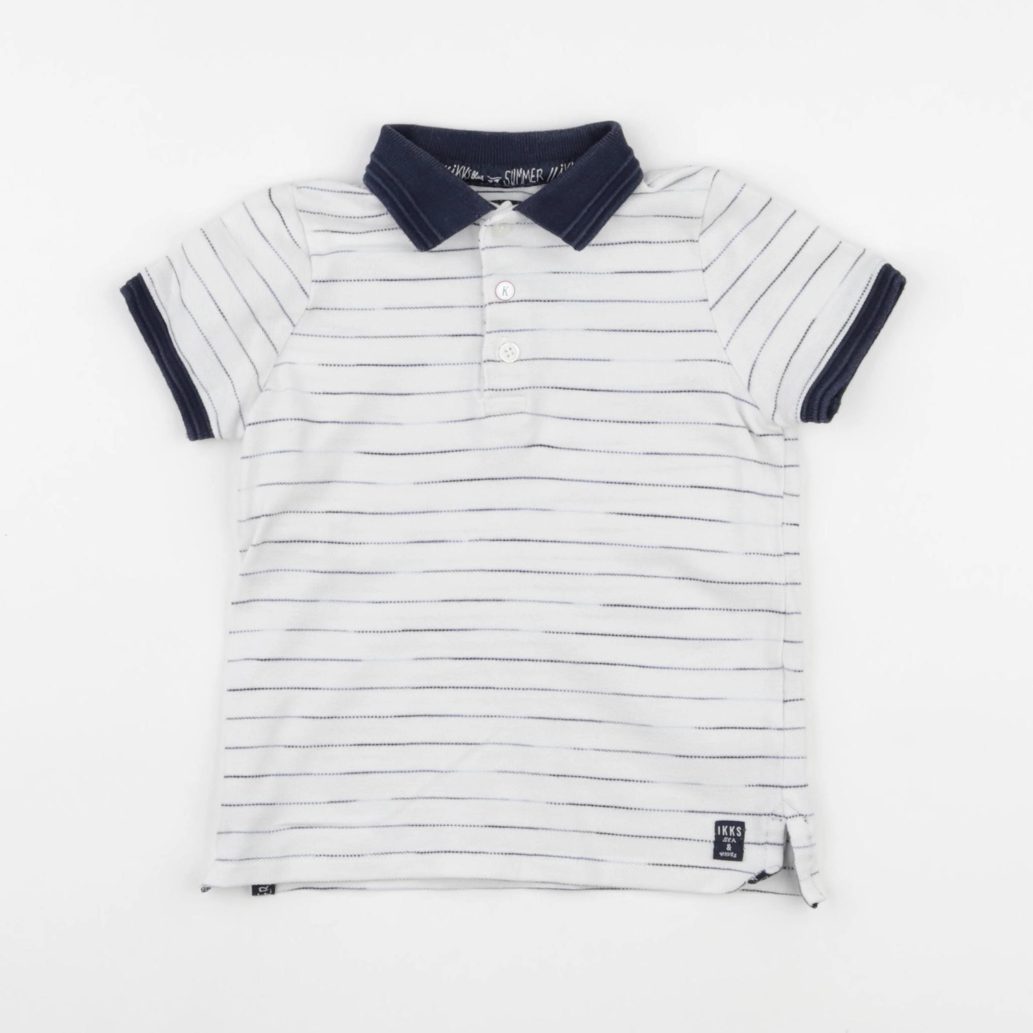 IKKS - polo blanc - 3 ans