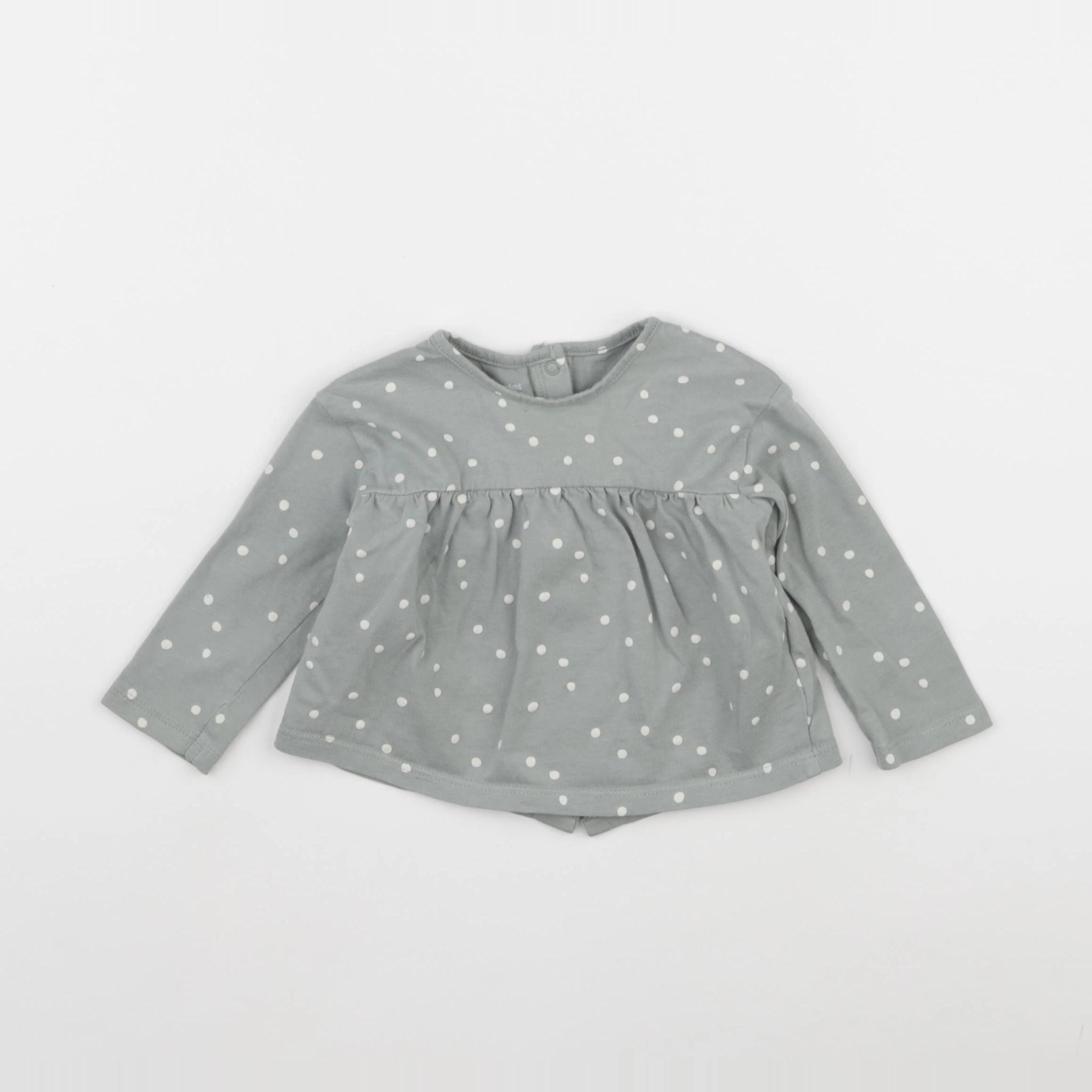 Vertbaudet - tee-shirt vert - 6 mois