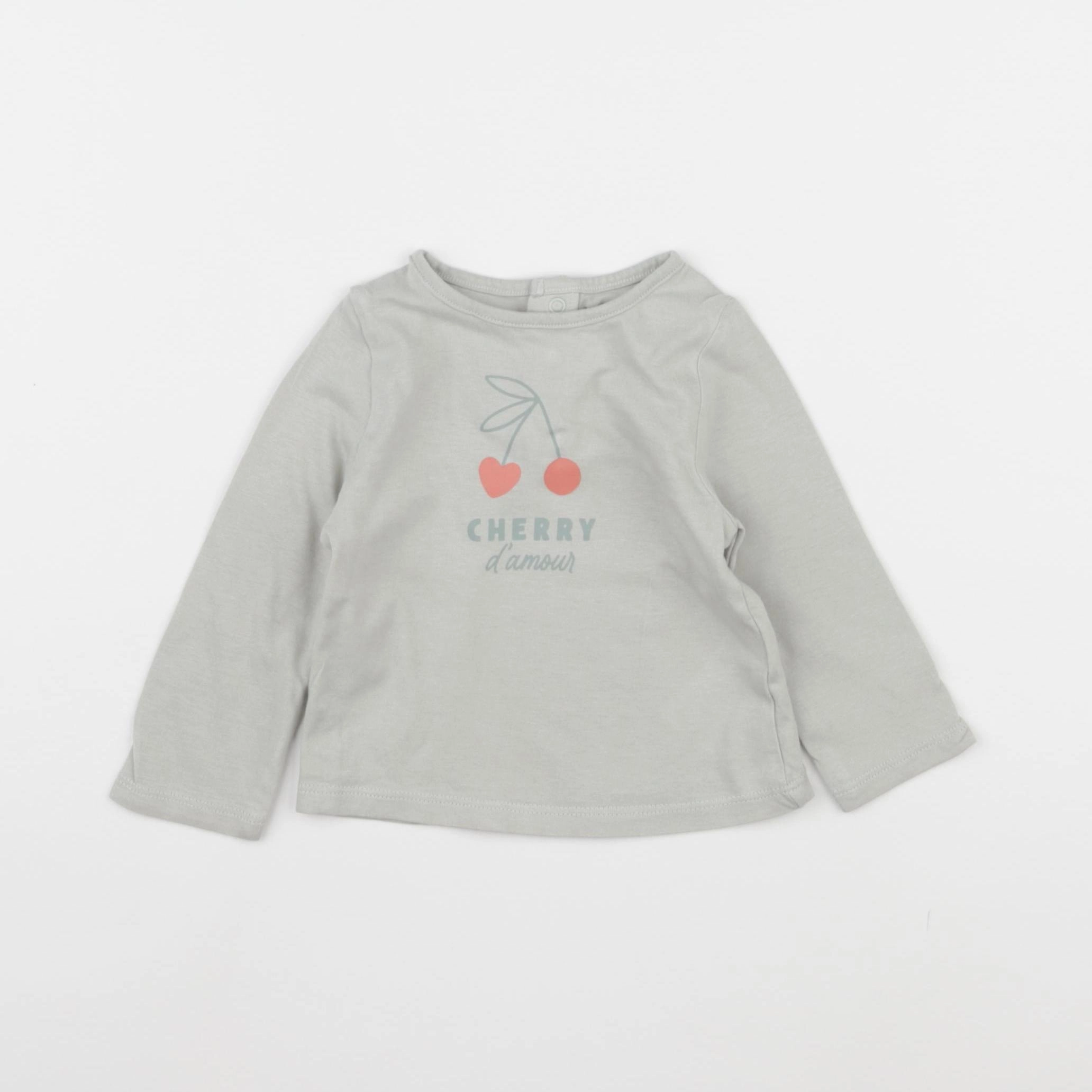 Vertbaudet - tee-shirt vert - 6 mois