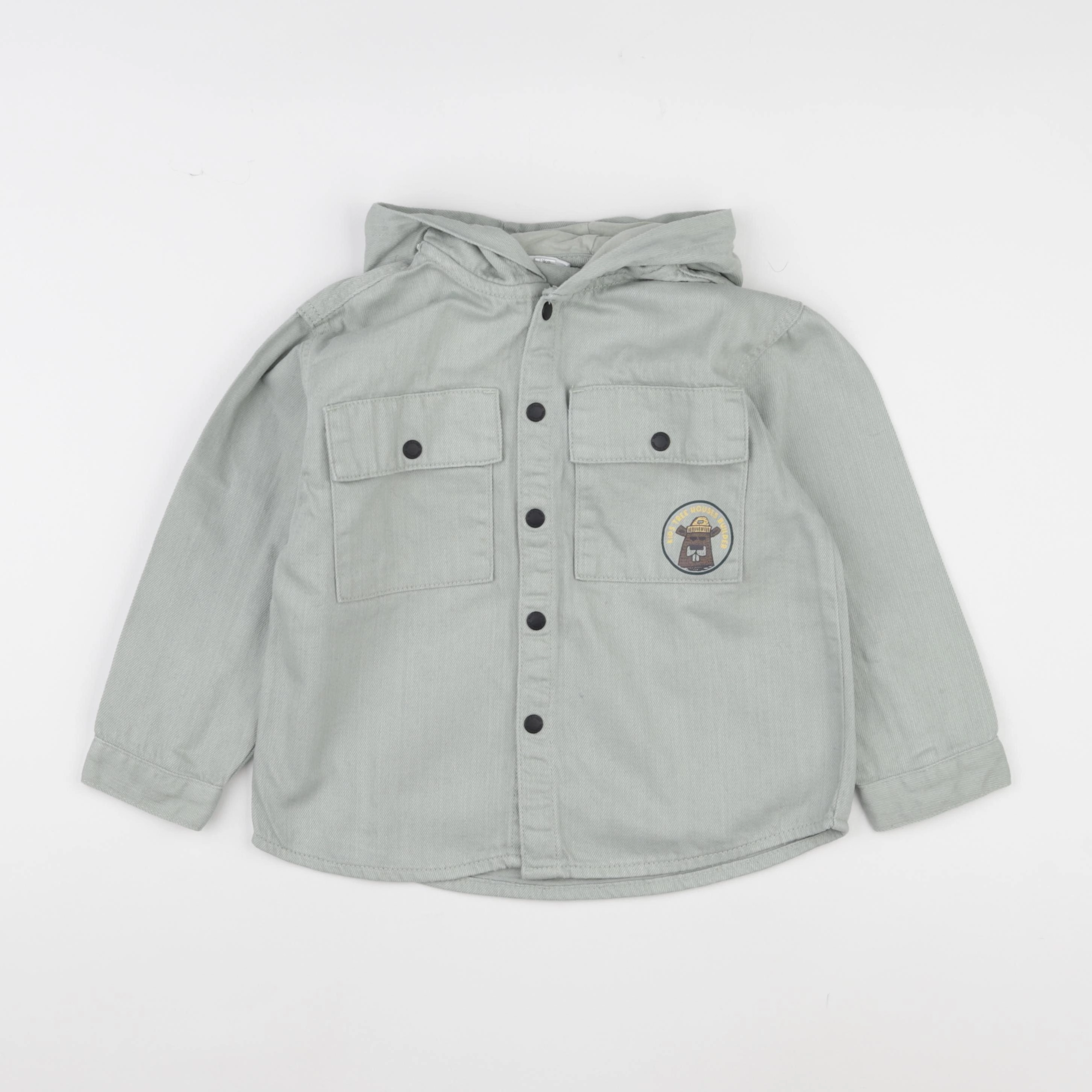 Vertbaudet - veste vert - 6 ans