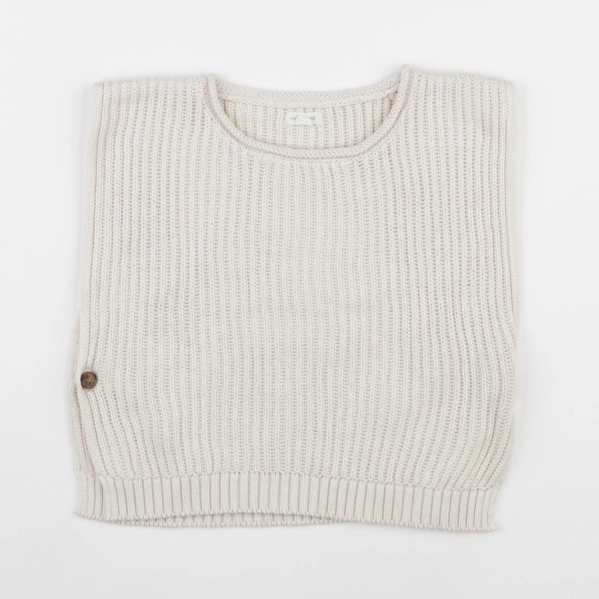 Vertbaudet - pull beige - 24 mois