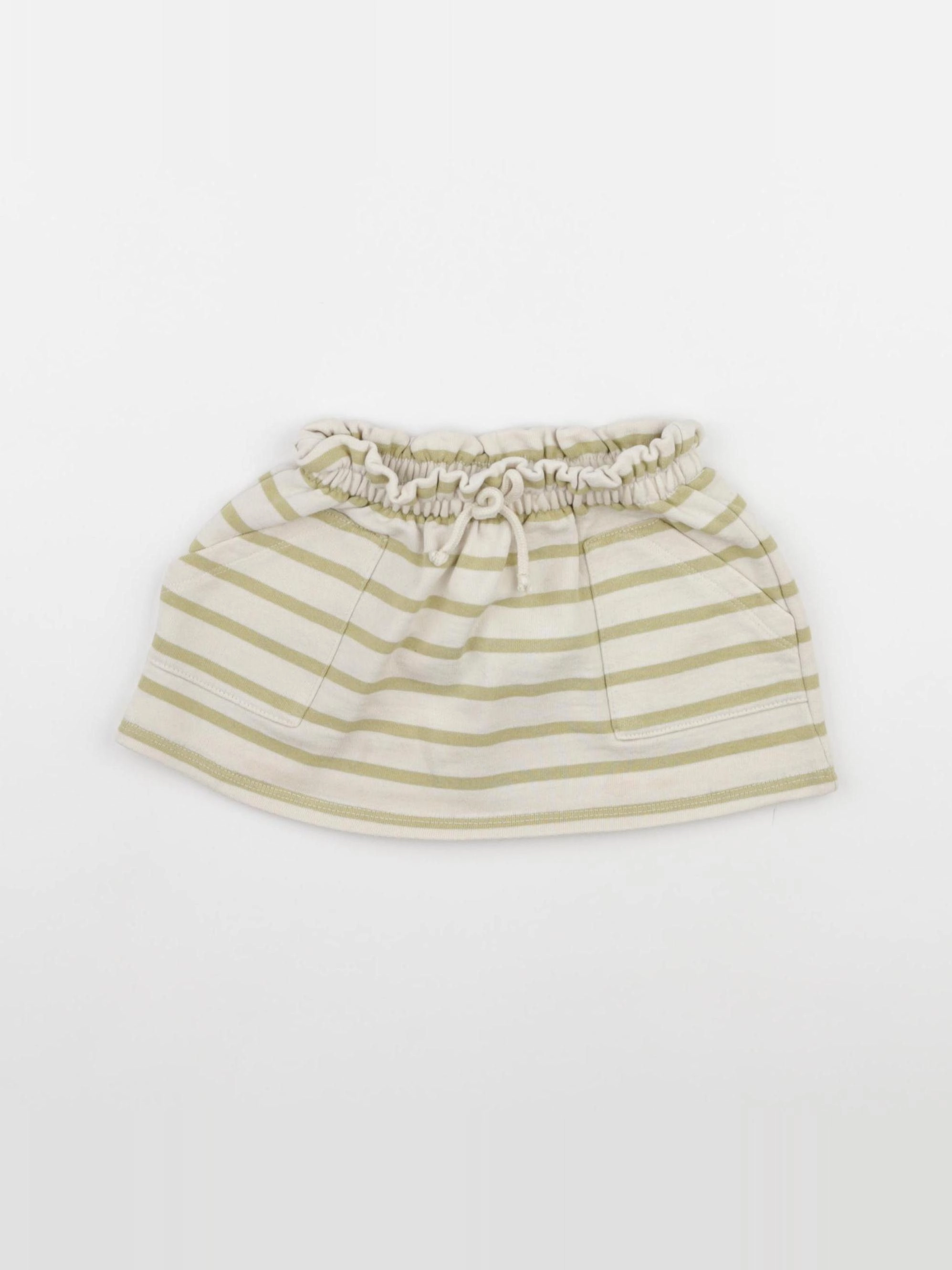 Vertbaudet - jupe beige - 2 ans
