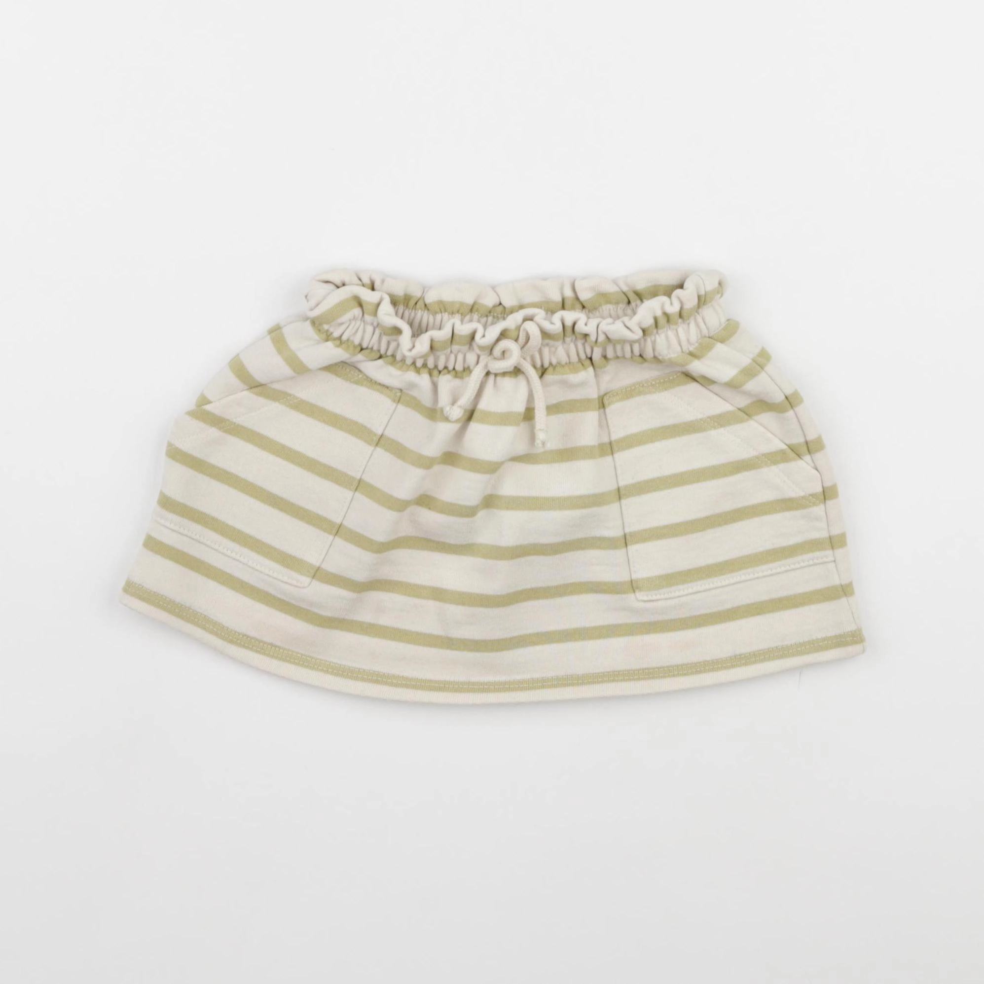 Vertbaudet - jupe beige - 2 ans