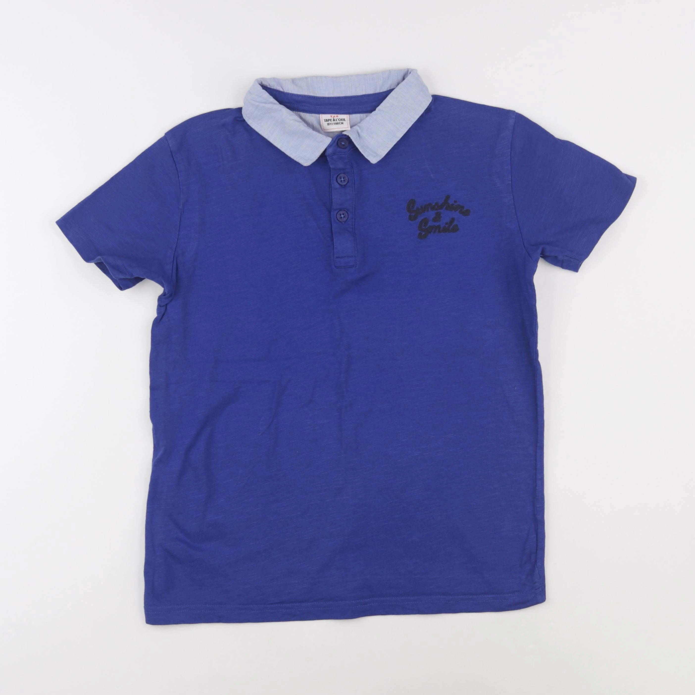 Tape à l'oeil - tee-shirt bleu - 10 ans