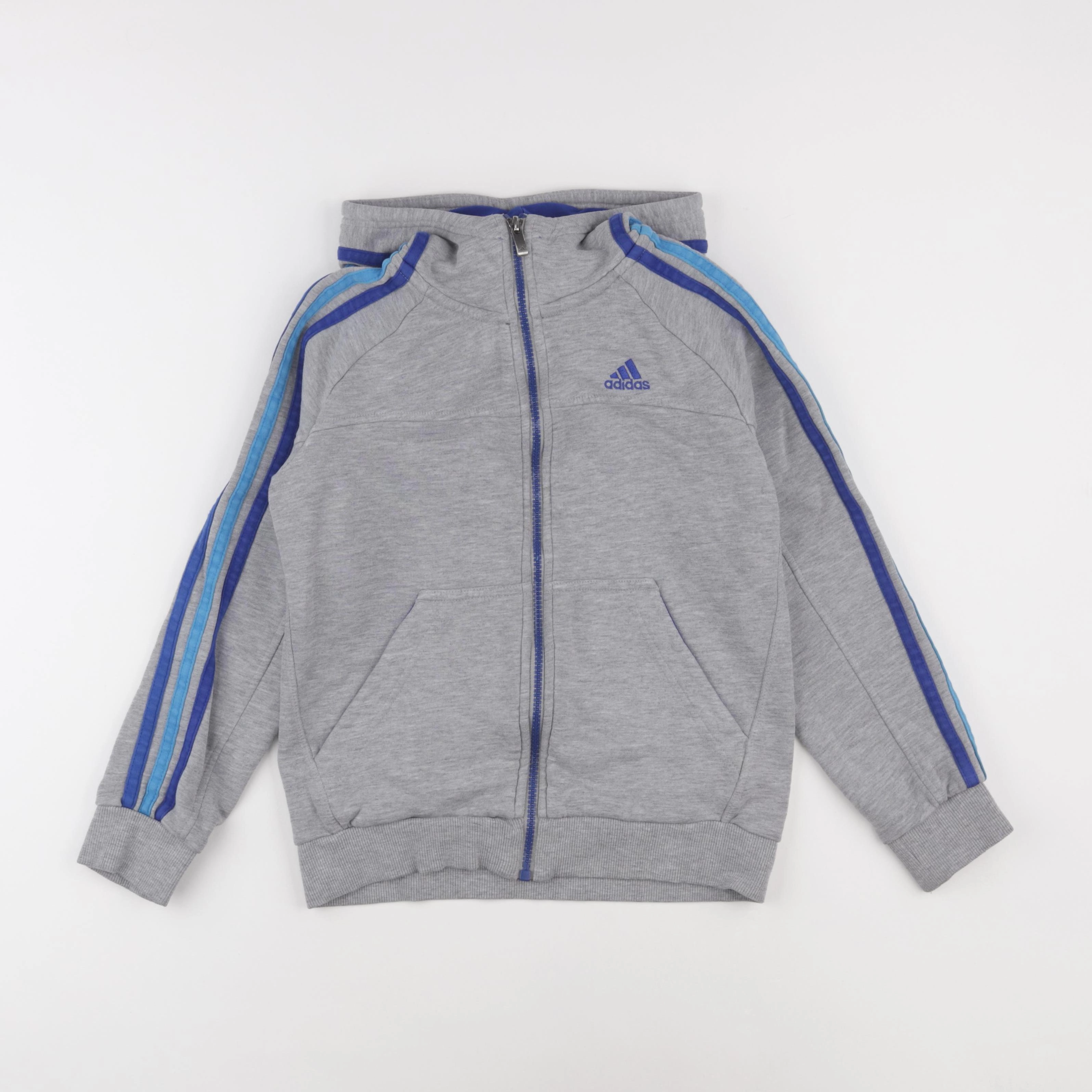 Adidas - sweat gris - 9/10 ans