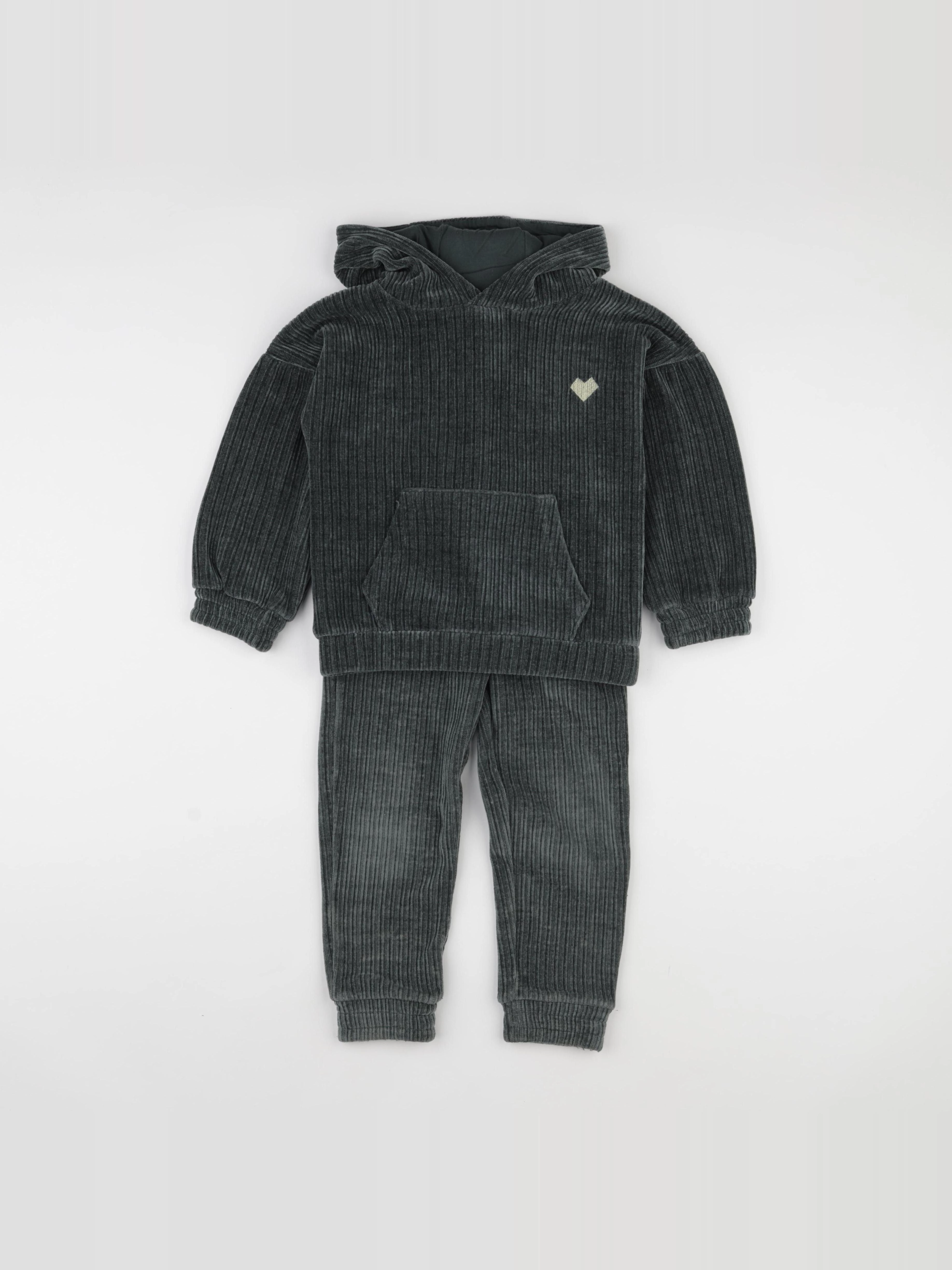 Vertbaudet - ensemble vert - 4 ans