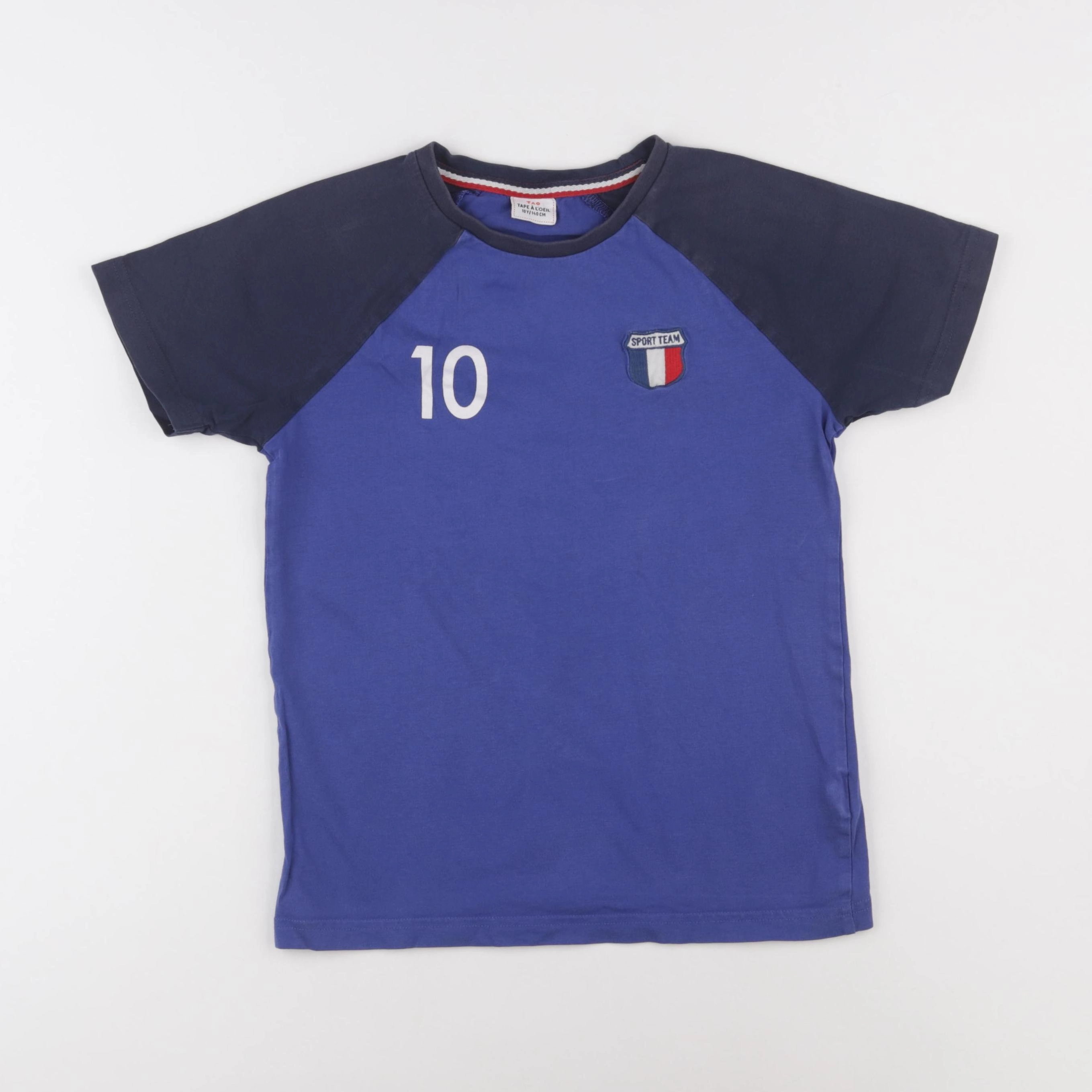Tape à l'oeil - tee-shirt imprimé au dos bleu - 10 ans