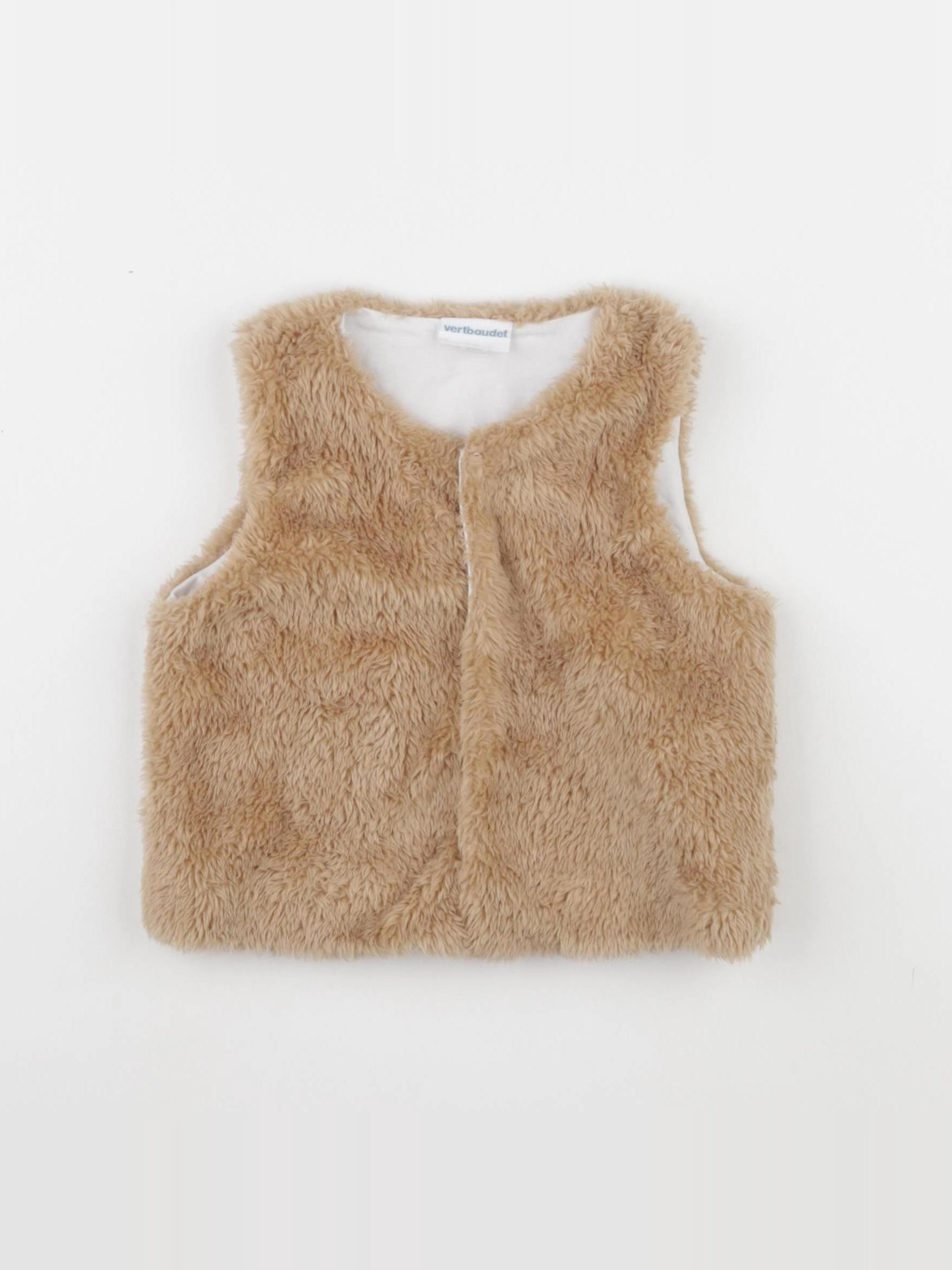 Vertbaudet - gilet marron - 18 mois