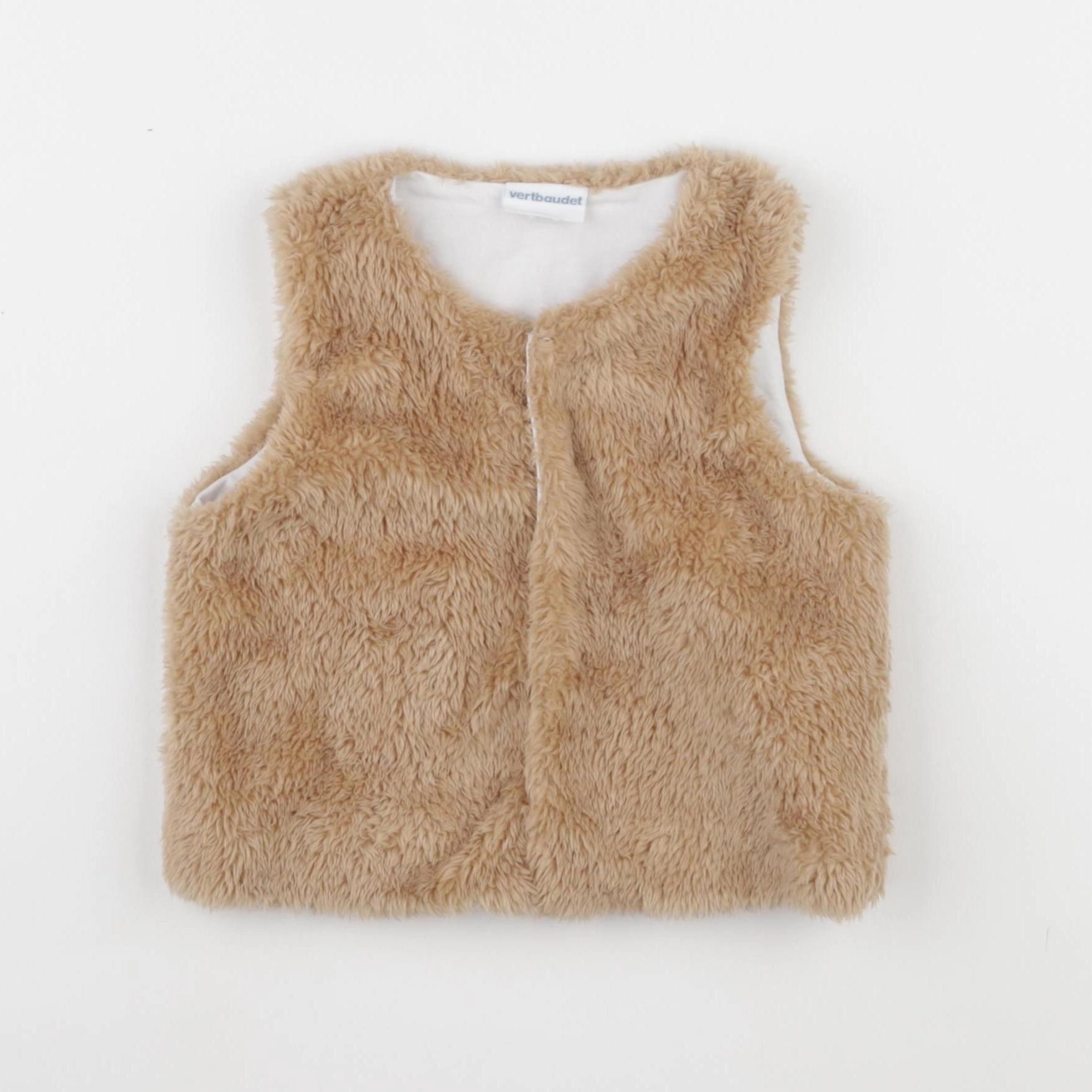Vertbaudet - gilet marron - 18 mois