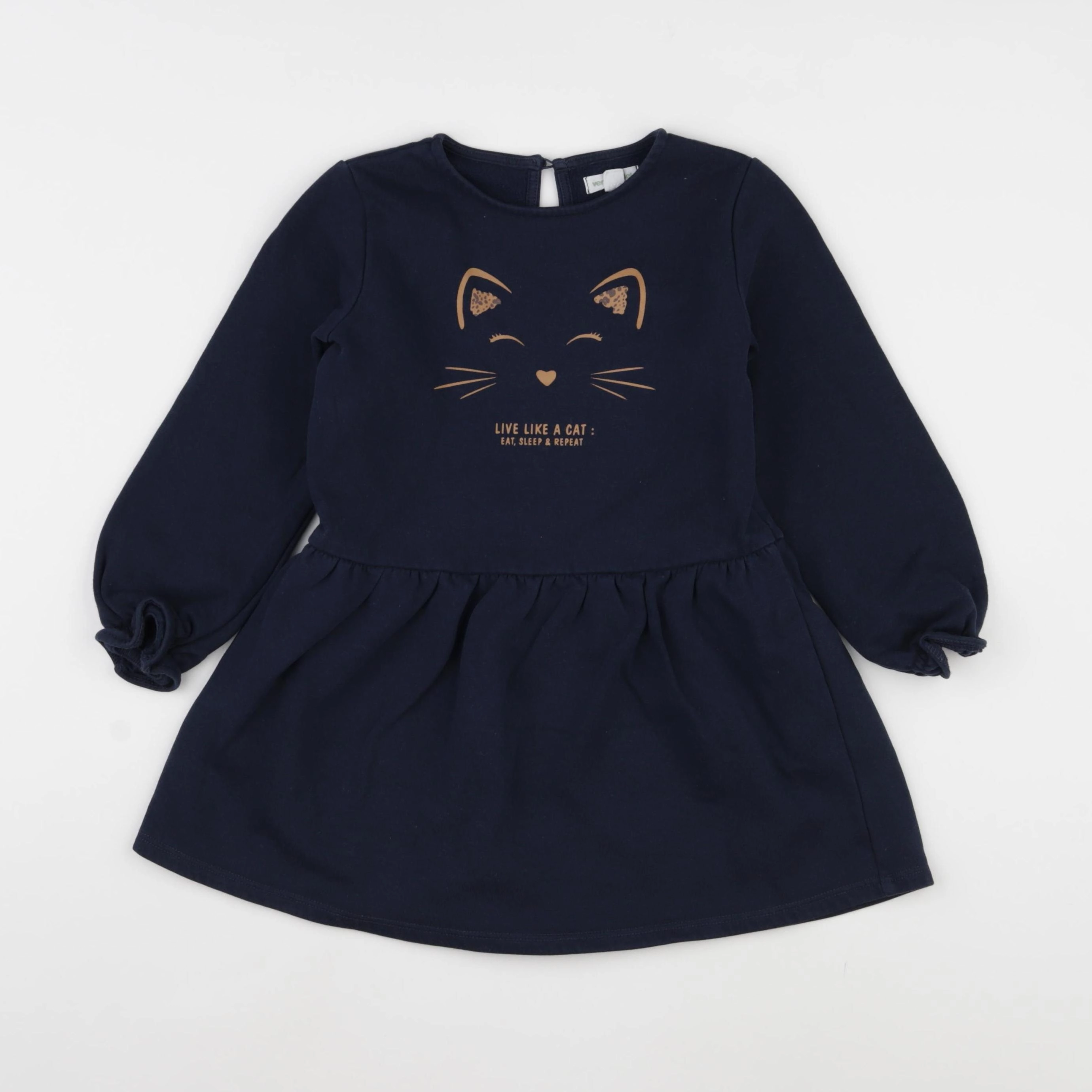 Vertbaudet - robe bleu - 4 ans