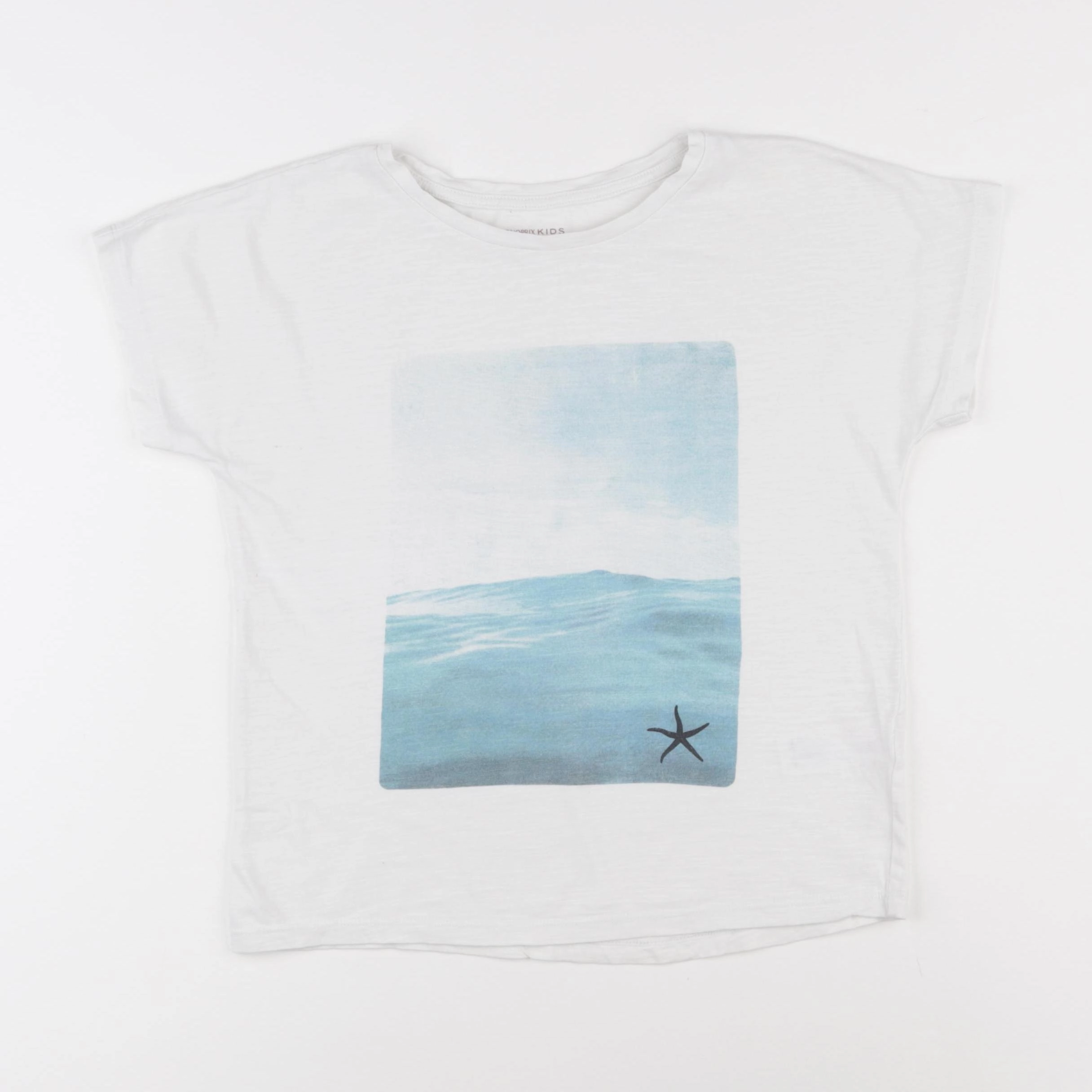 Monoprix - tee-shirt blanc - 10 ans