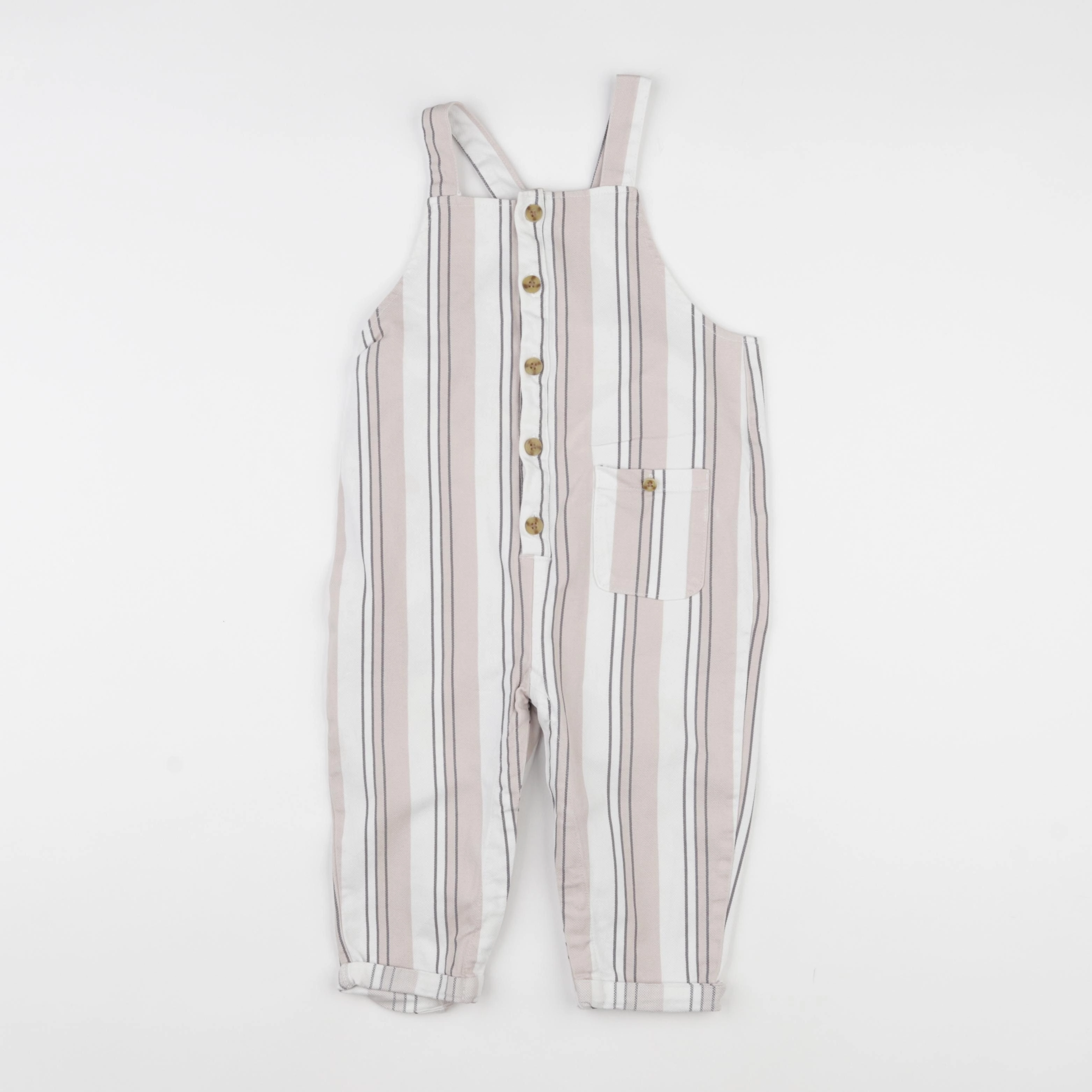 Vertbaudet - salopette beige - 18 mois