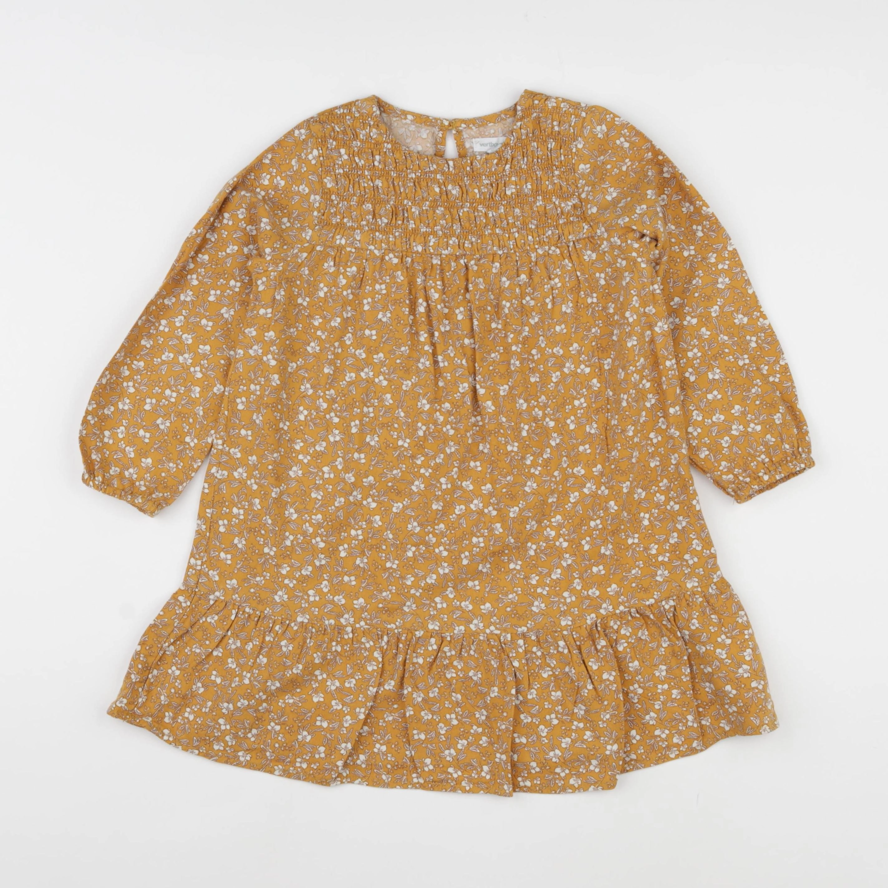 Vertbaudet - robe jaune - 4 ans