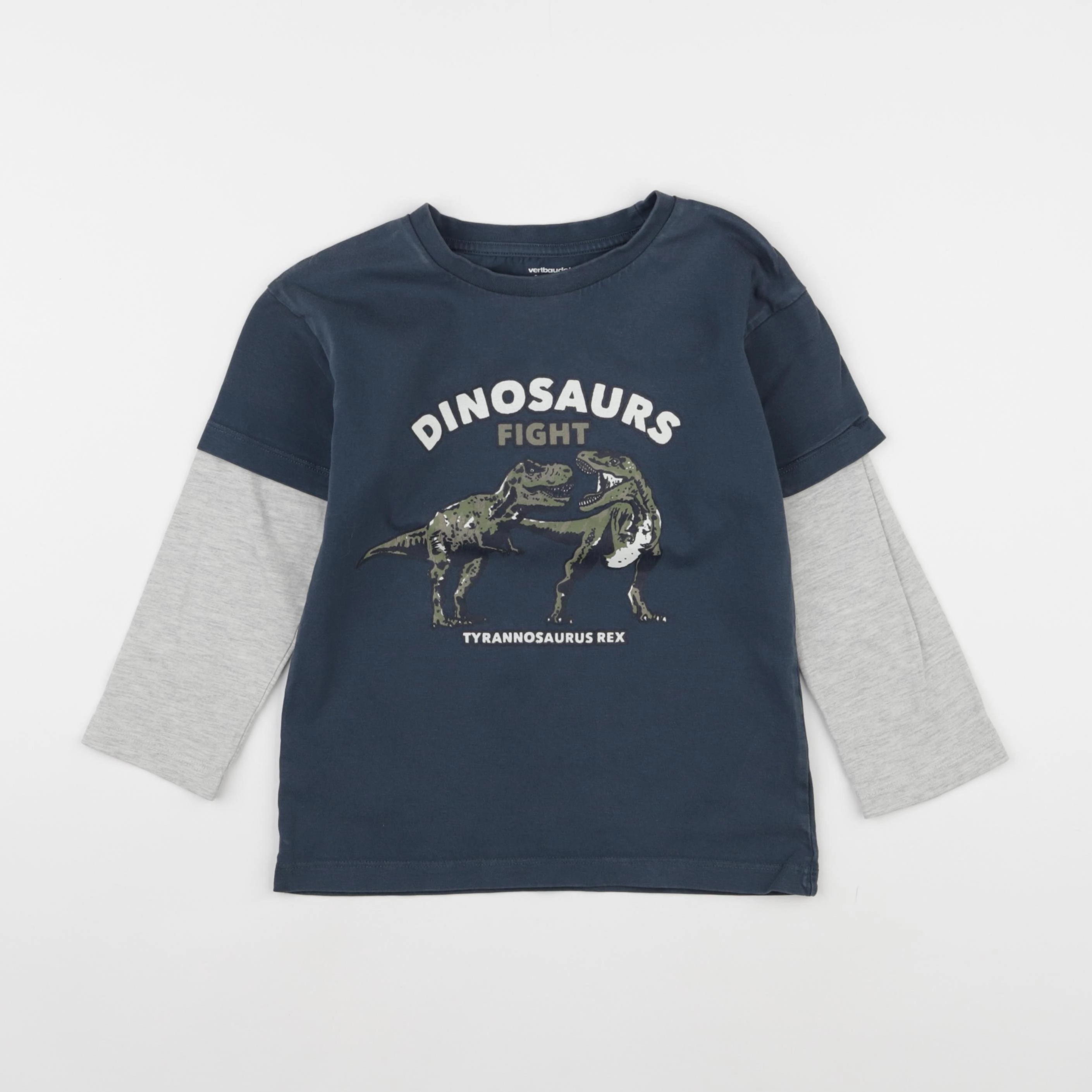Vertbaudet - tee-shirt bleu - 6 ans
