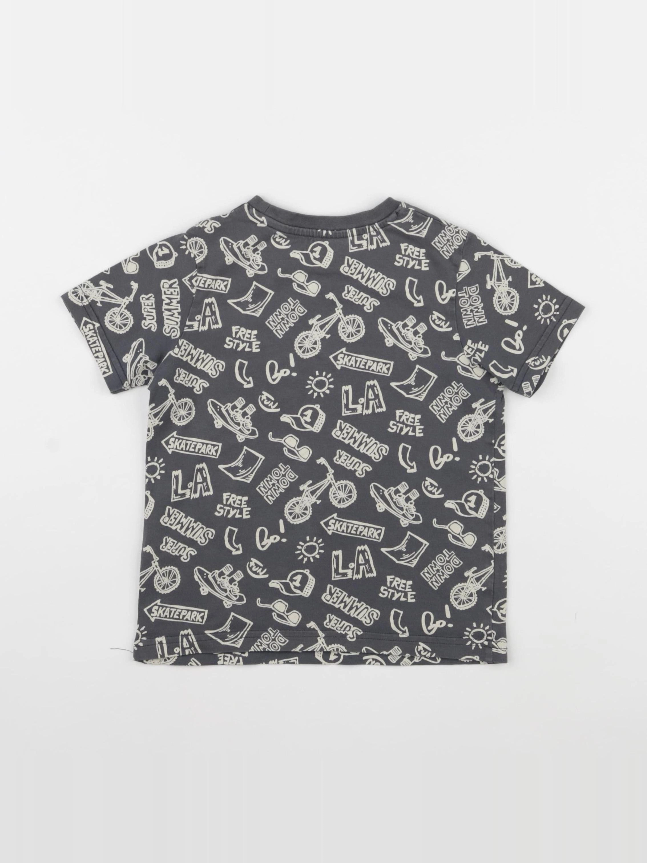 Vertbaudet - tee-shirt gris - 5 ans