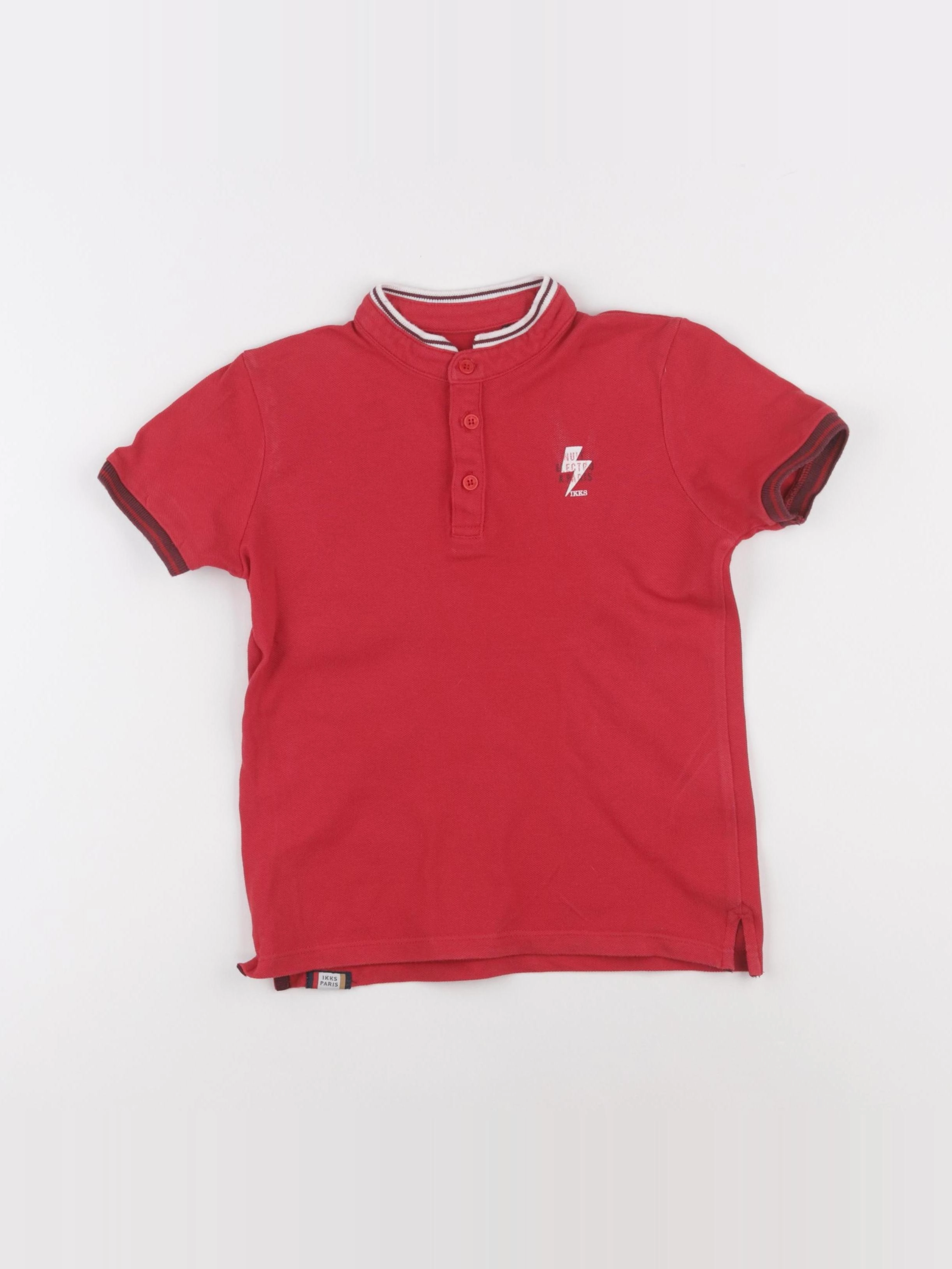IKKS - polo imprimé au dos rouge - 6 ans