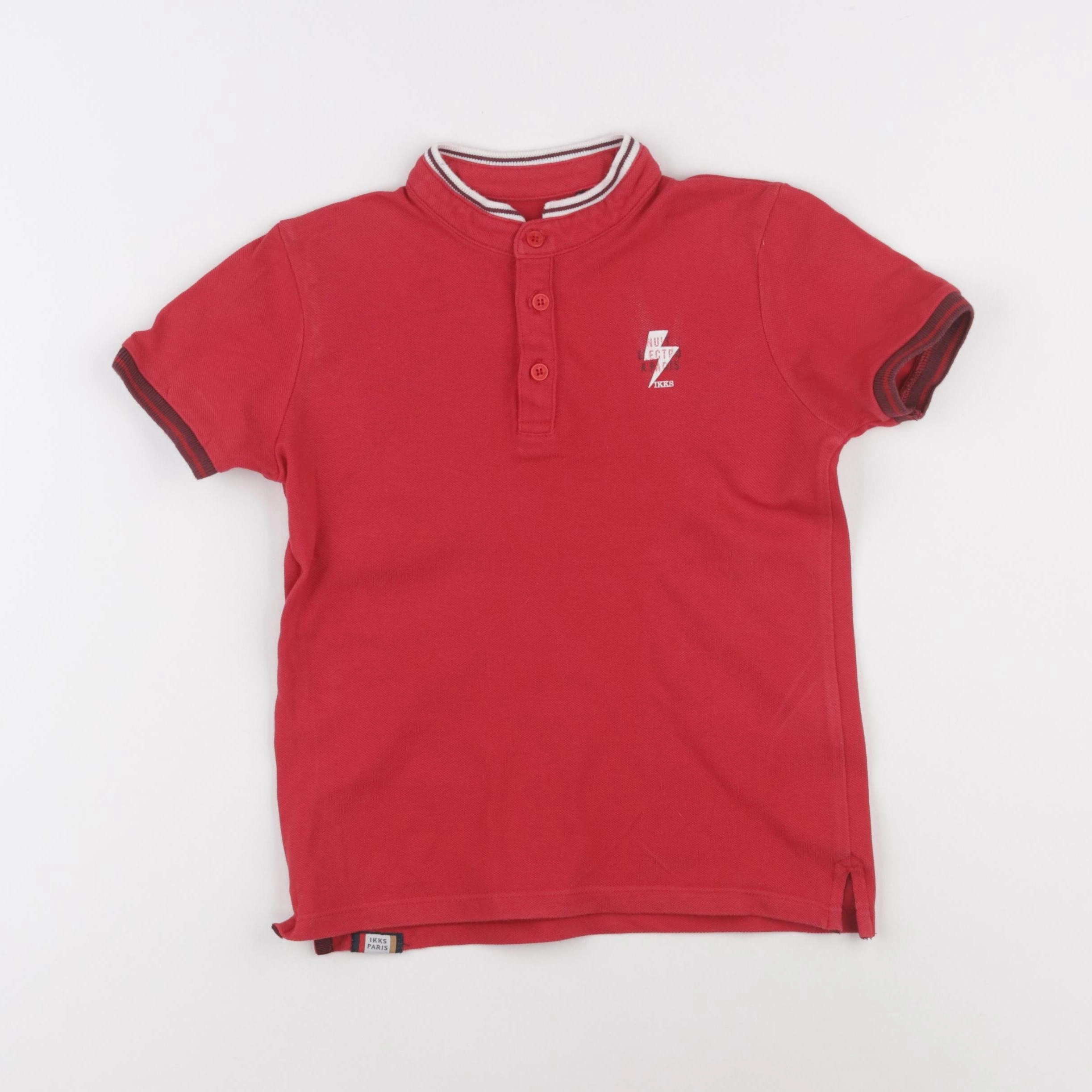 IKKS - polo imprimé au dos rouge - 6 ans