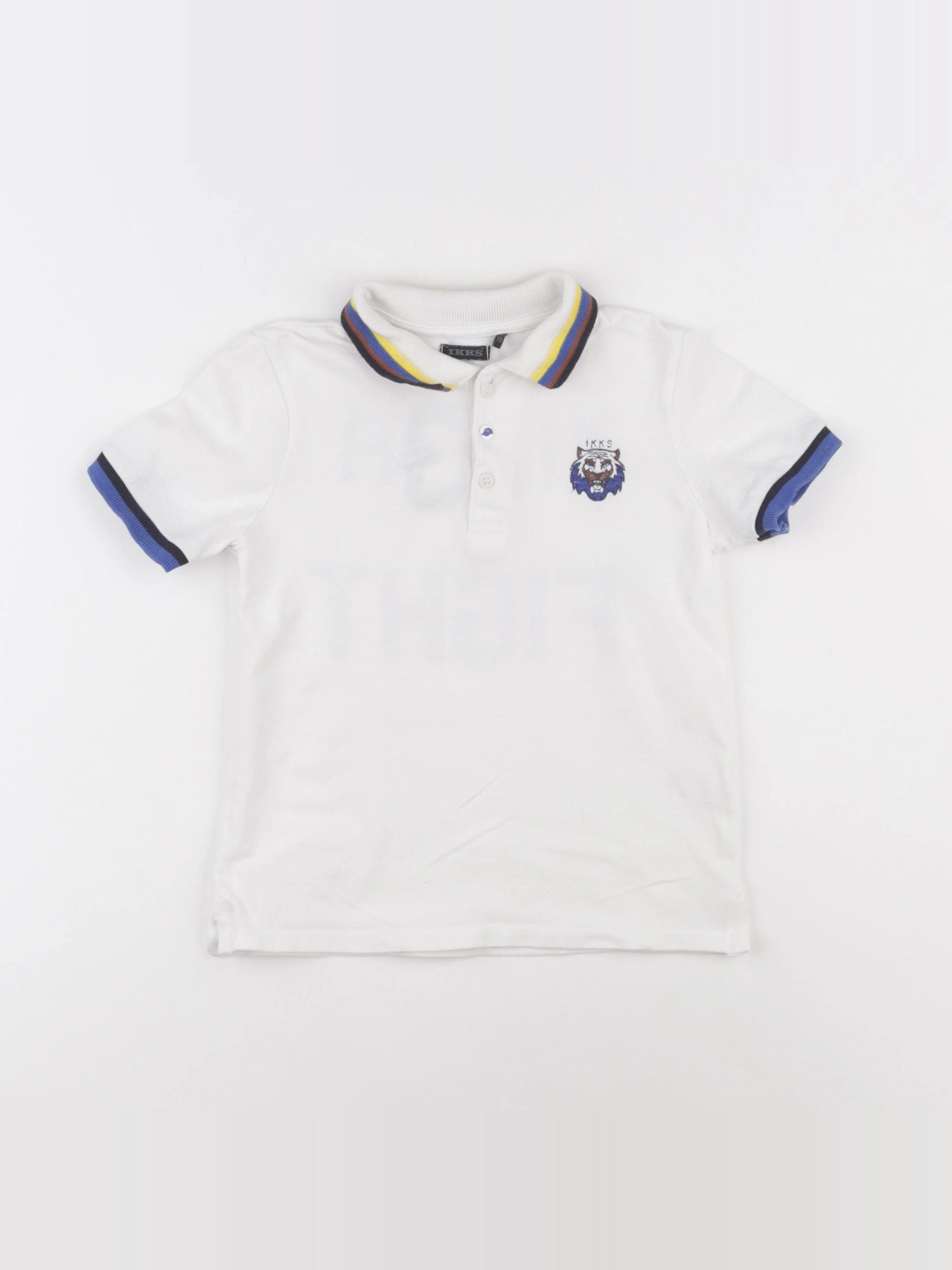 IKKS - polo imprimé au dos blanc - 6 ans